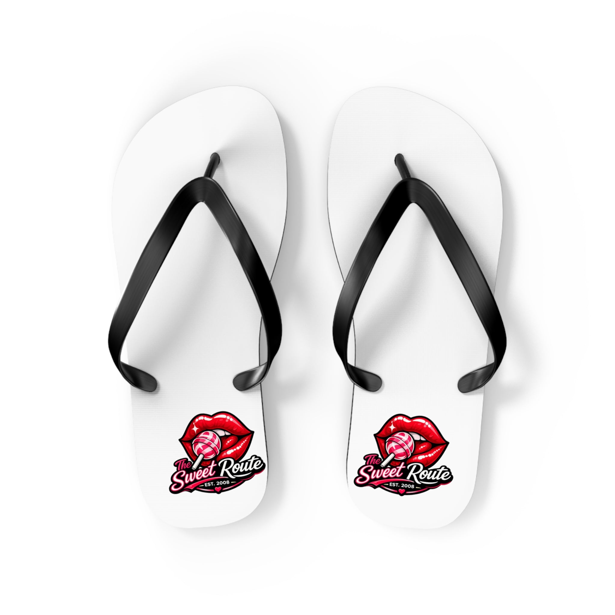 Sweet Route Logo Beach Sandals