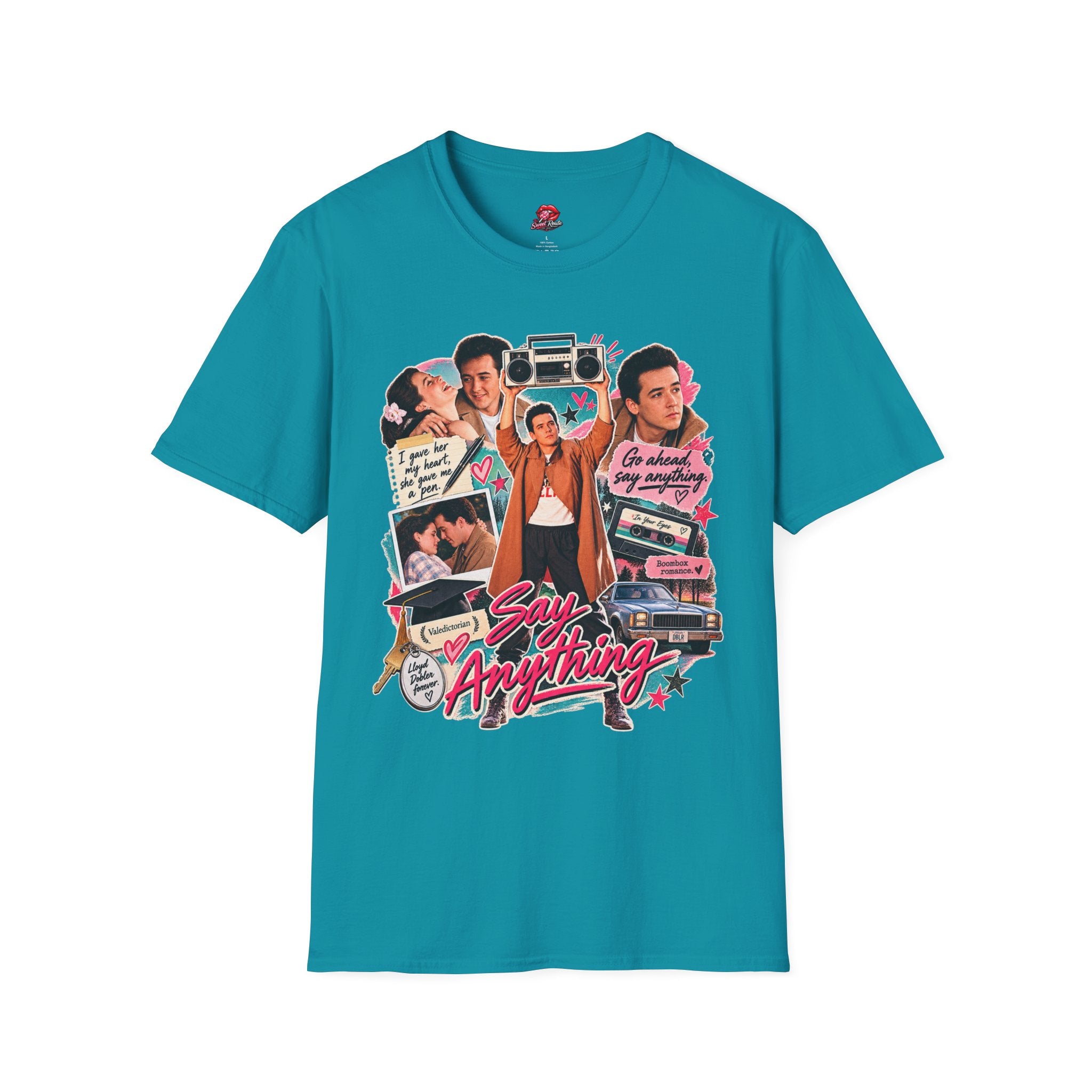 Retro 80s Teen Movie Collage Tee