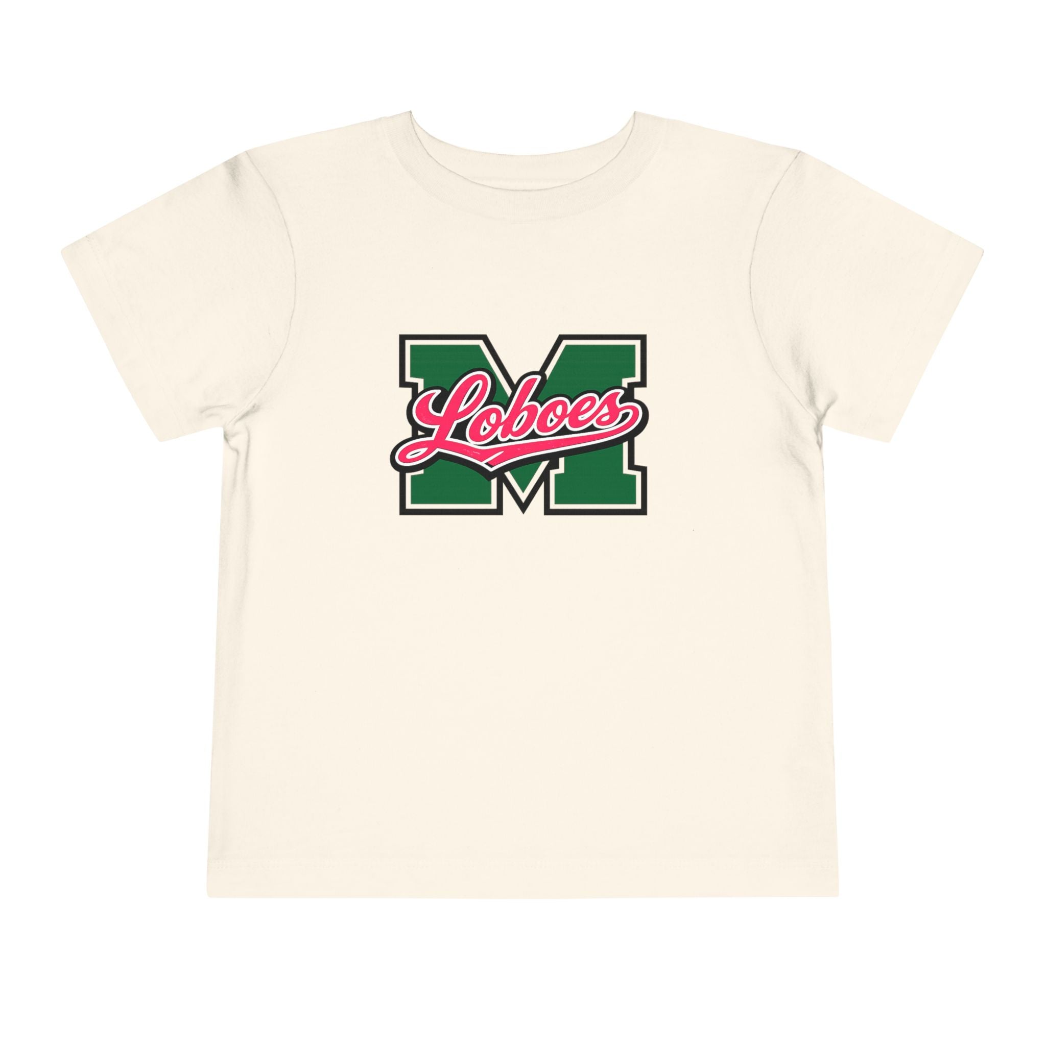 Toddler Tee Green 'M' Loboes School Spirit Shirt