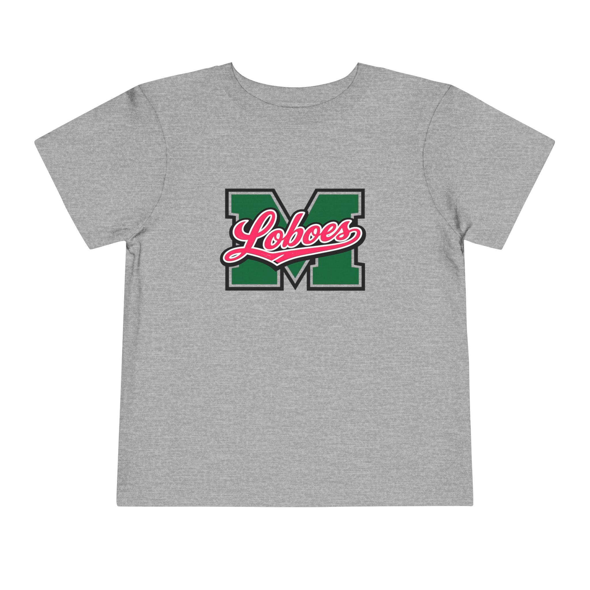 Toddler Tee Green 'M' Loboes School Spirit Shirt