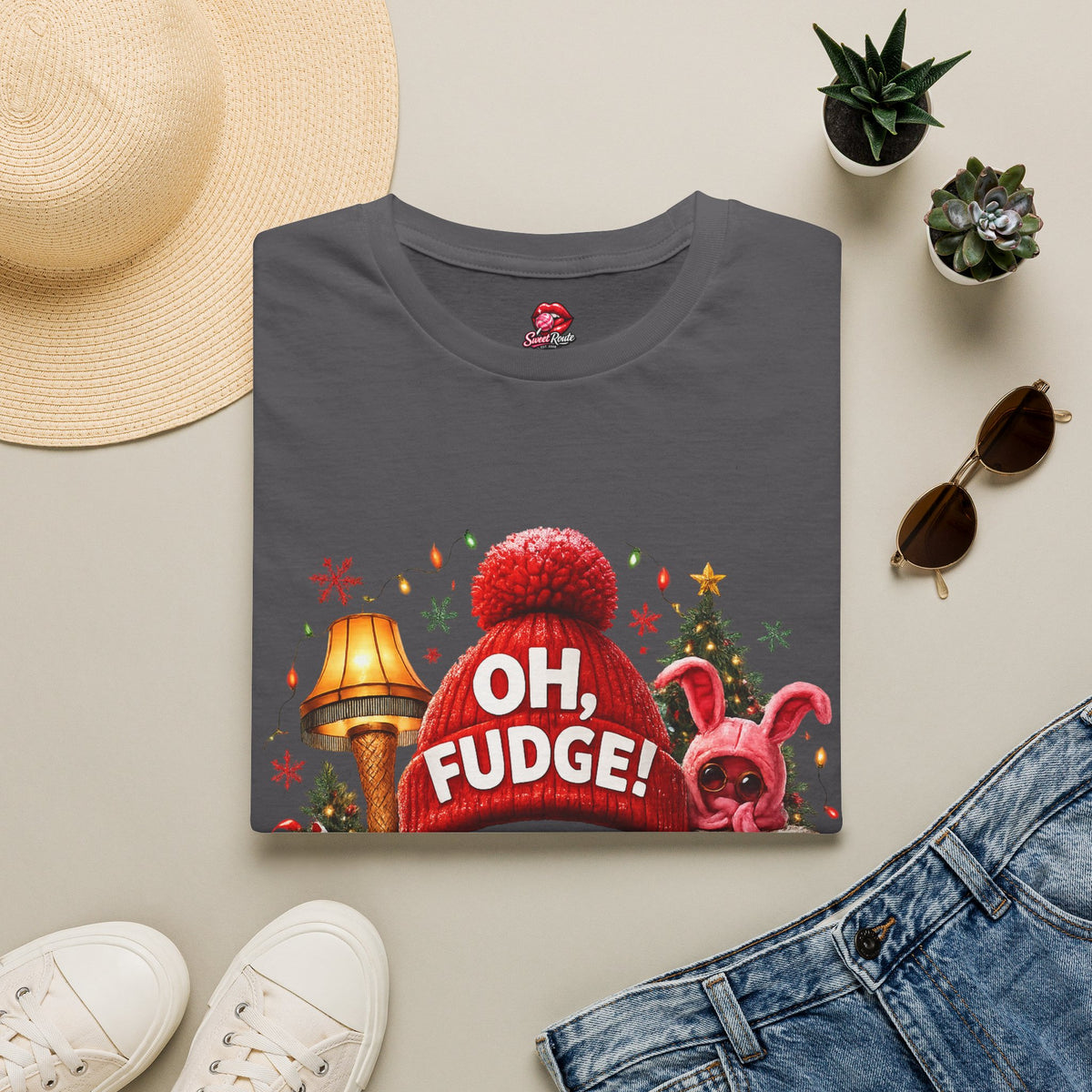 Oh, Fudge! Christmas Movie Quote T-Shirt