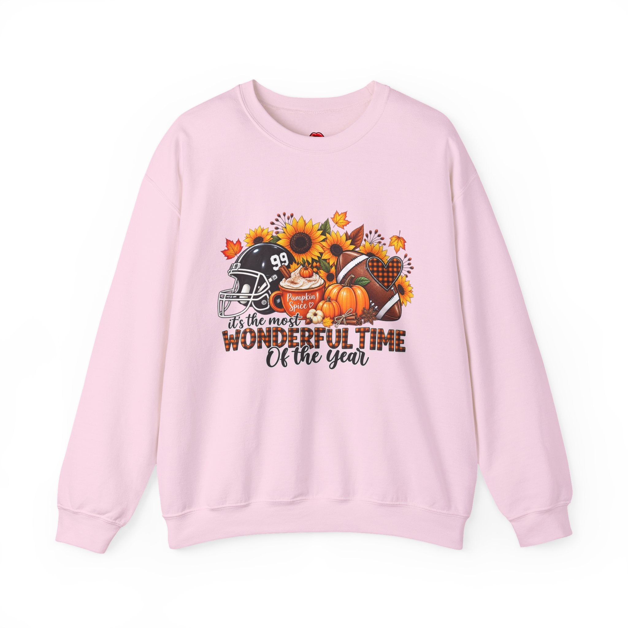 It's the Most Wonderful Time of the Year Pumpkin & Sunflower Fall  Crewneck