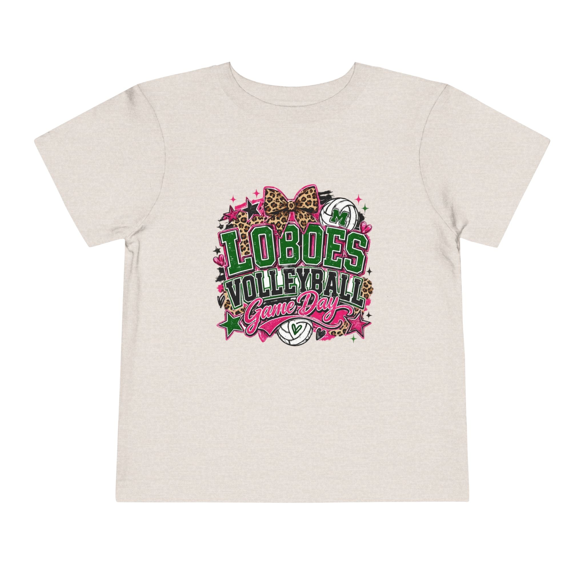 Toddler Loboes Volleyball Game Day Tee