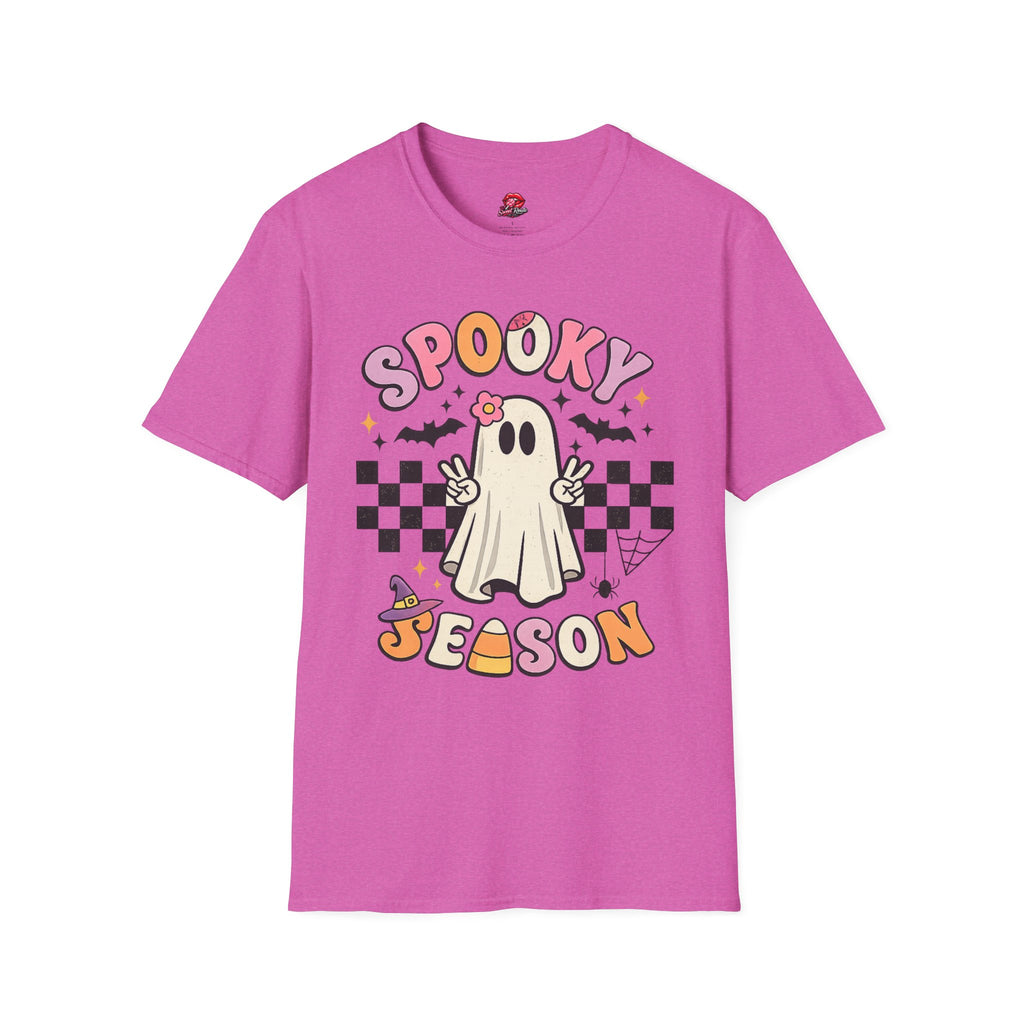 Spooky Season Retro Ghost T-Shirt | Cute Halloween Ghost Tee | Vintage Fall Shirt | Cozy Spooky Season Graphic Tee | Halloween Gift