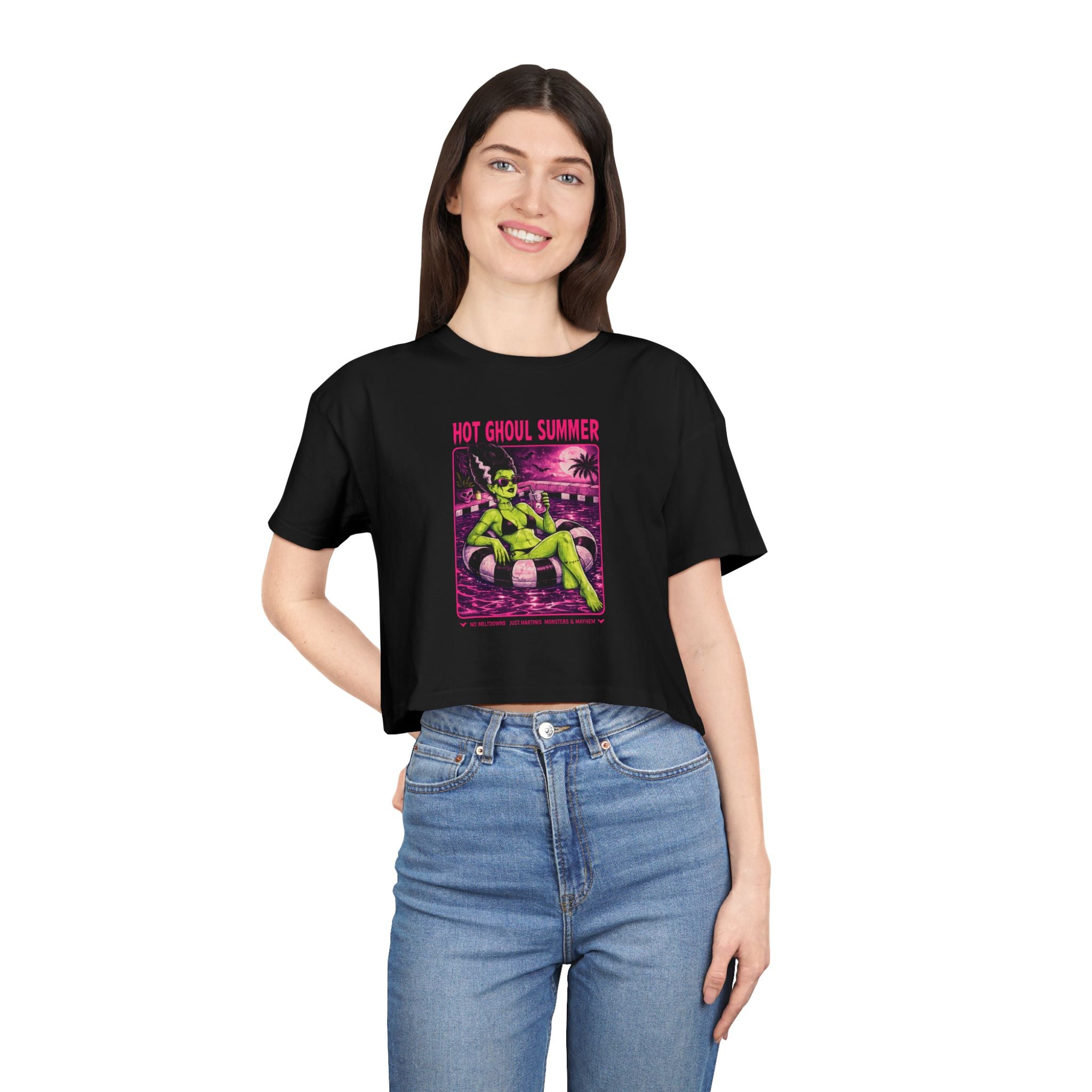 Hot Ghouls Summer Crop Tee