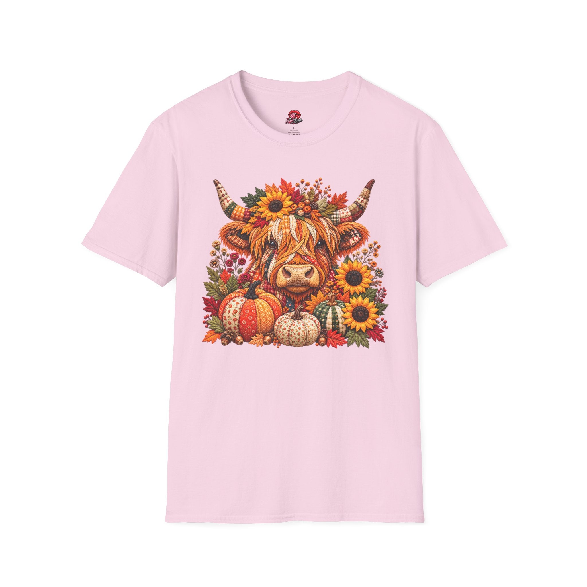 Autumn Highland Cow T‑Shirt