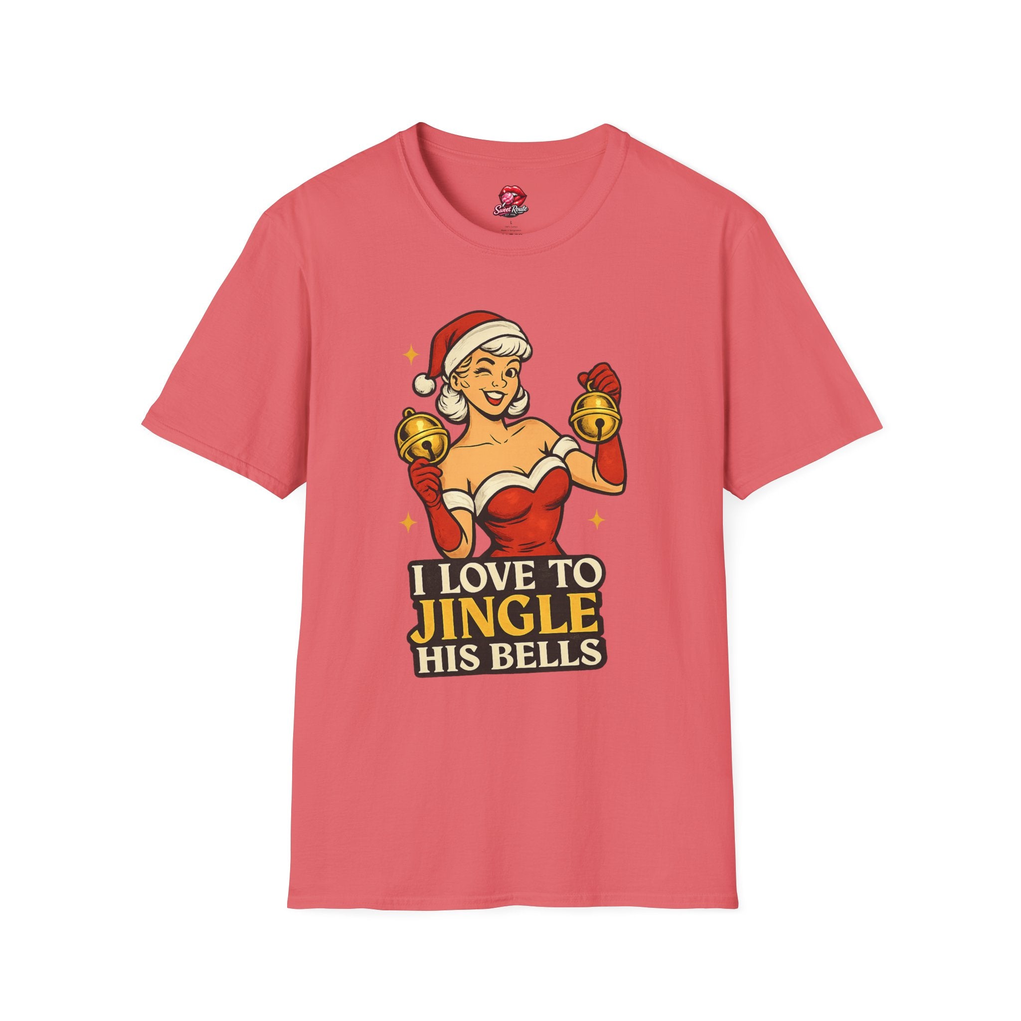 I Love to Jingle His Bells Funny Christmas Tee
