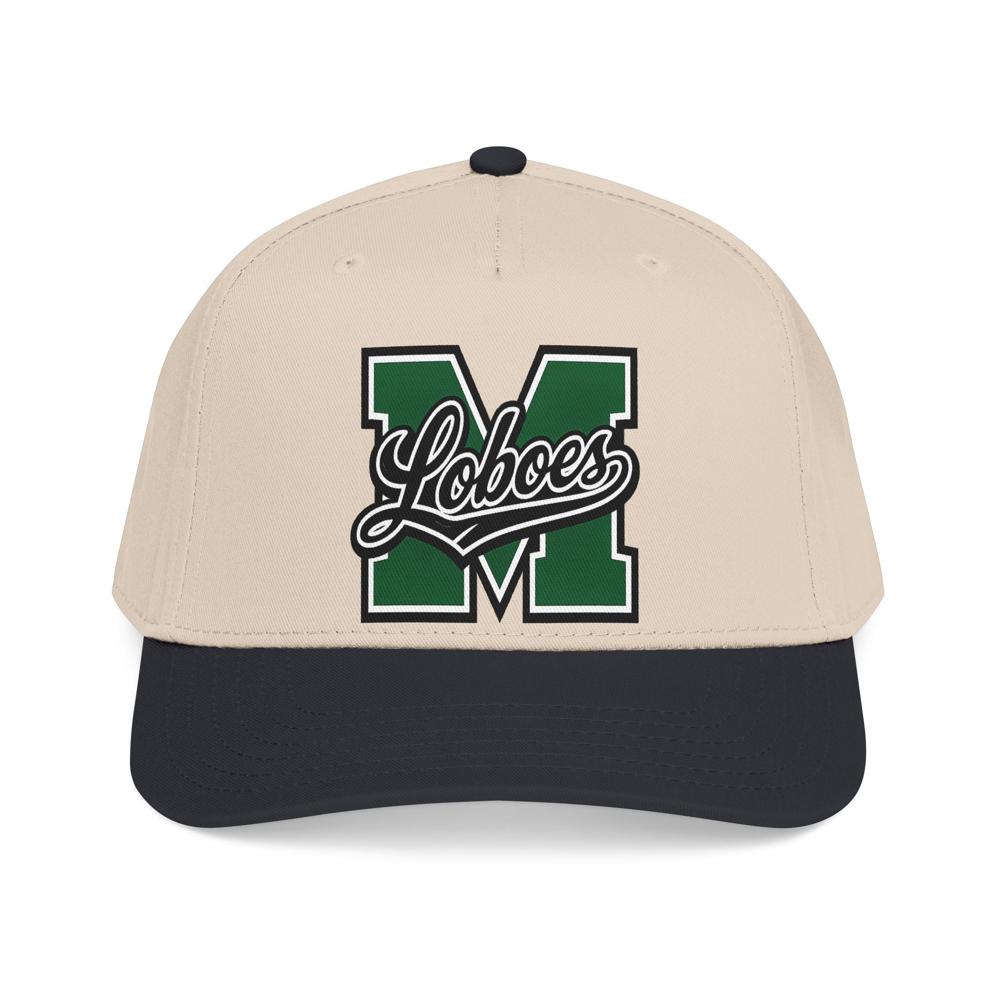 Green Varsity M Loboes Hat