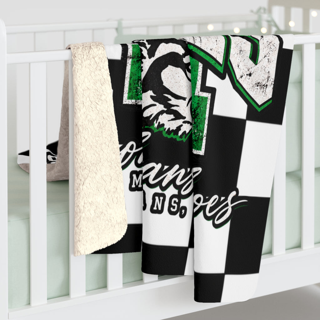 Monahans Loboes Sherpa Fleece Blanket