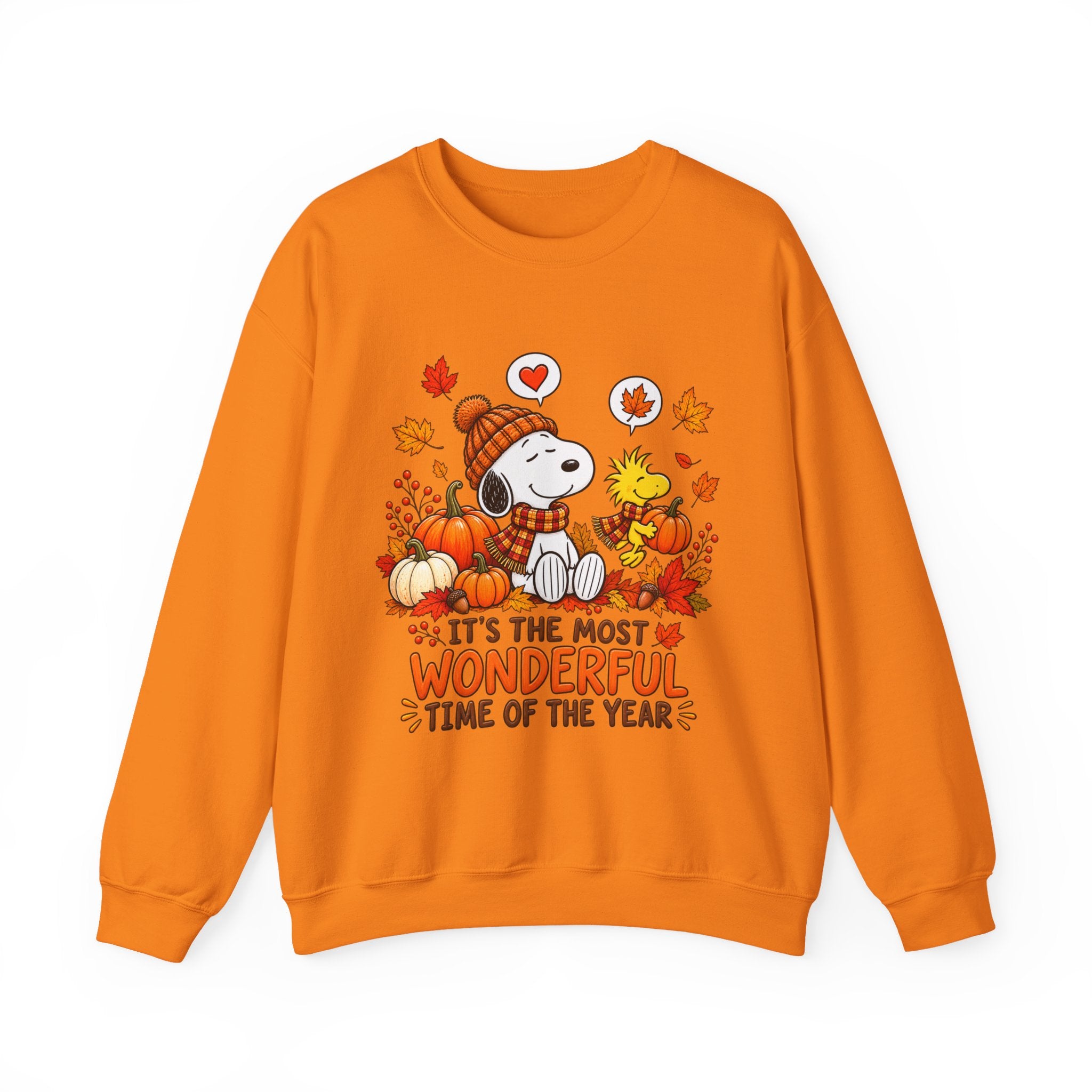 It's the Most Wonderful Time of the Year Snoopy Autumn Crewneck