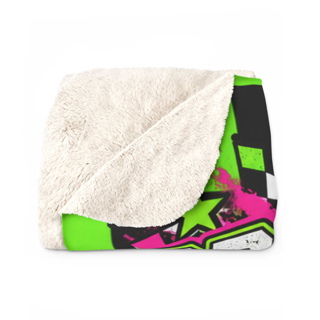 Crane County Coyotes Sherpa Blanket