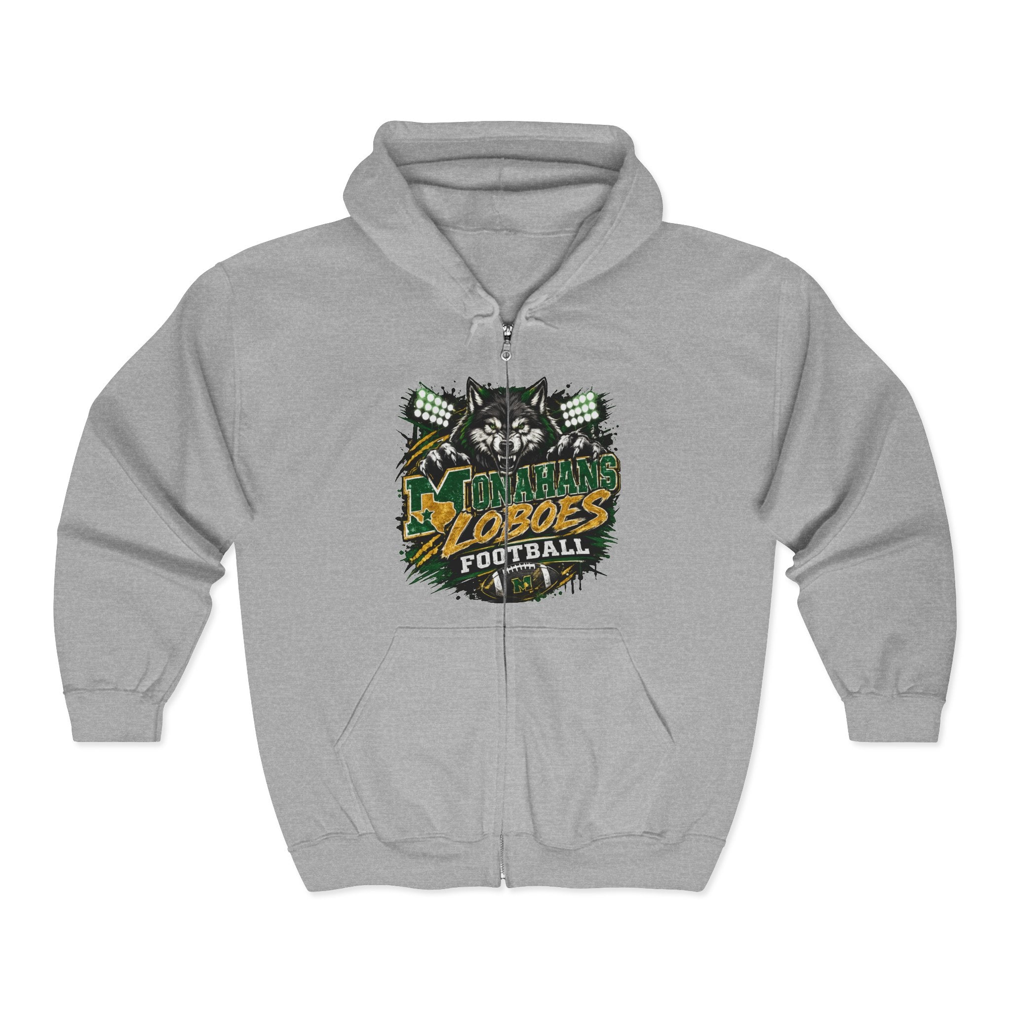 Loboes Football Full-Zip Hoodie