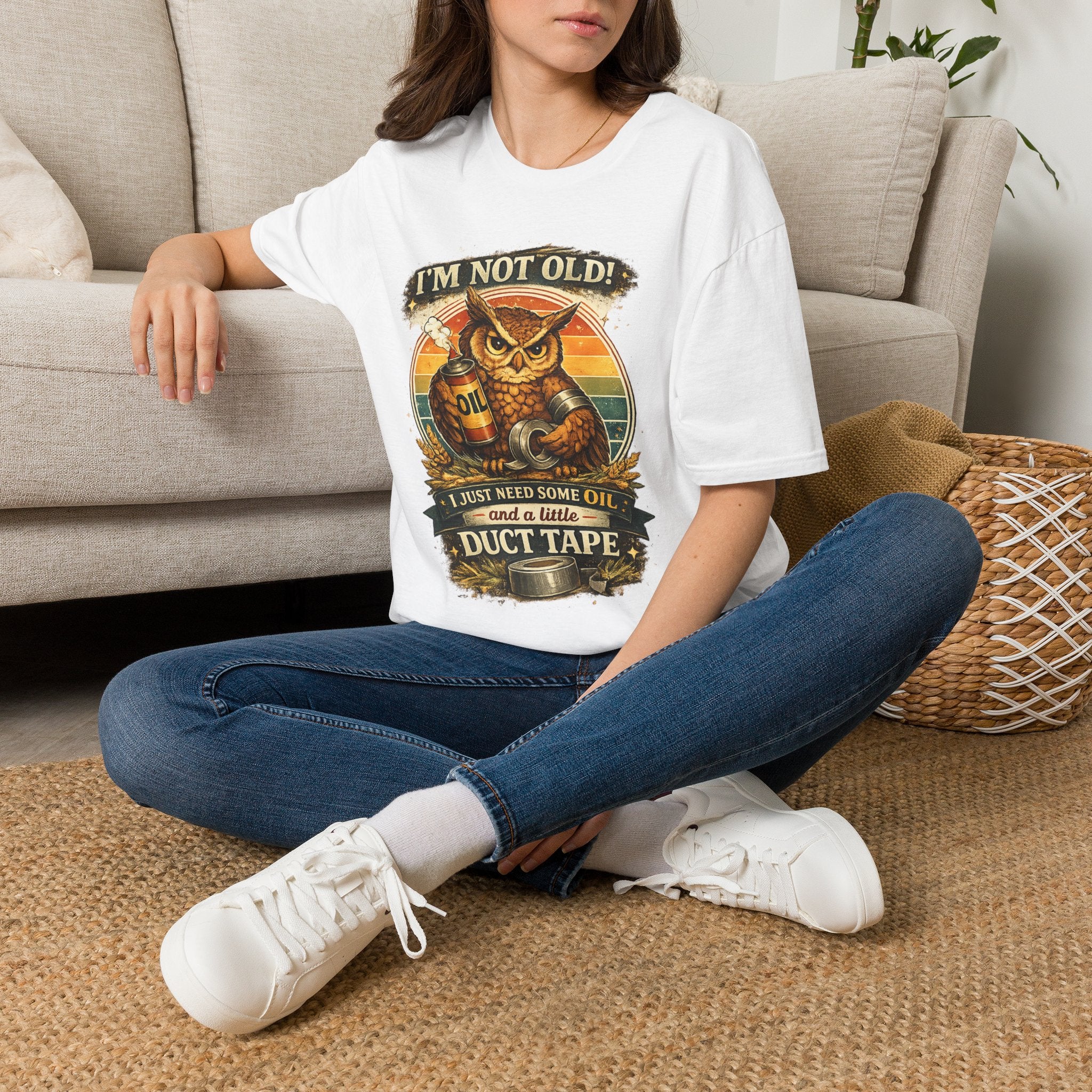 I’m Not Old Owl — Funny Vintage Tee