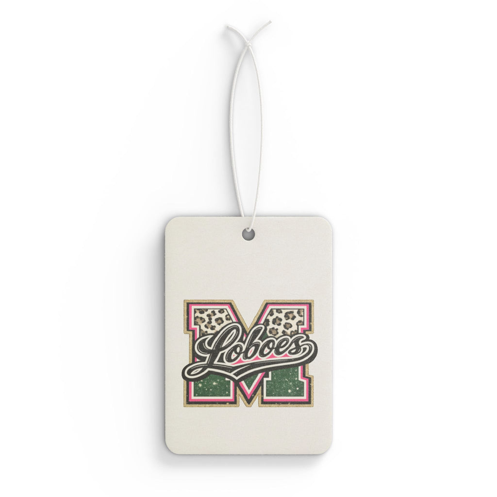 Loboes 'M' Leopard Car Air Freshener