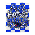 Fort Stockton Panthers Sherpa Fleece Blanket