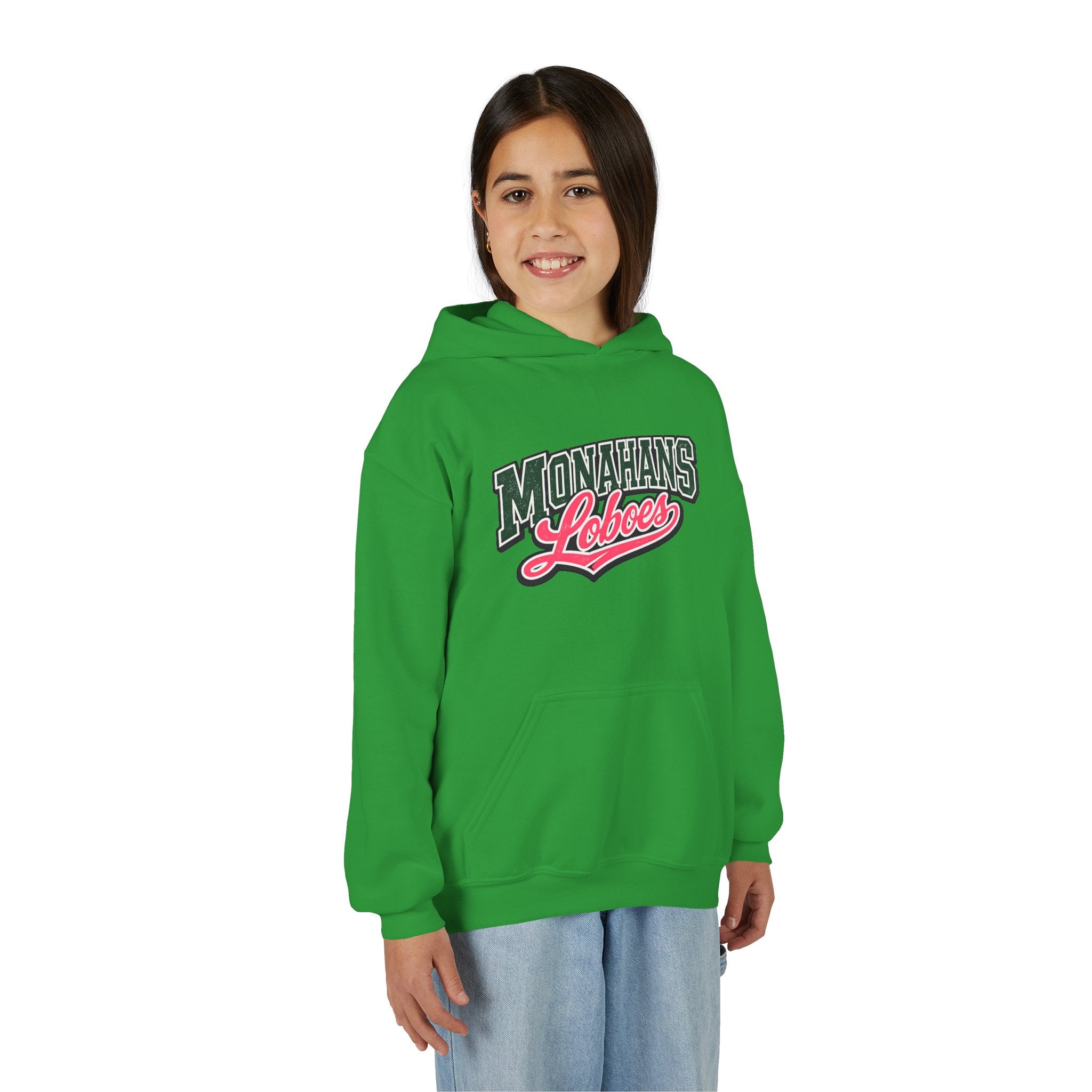 Monahans Loboes Youth Hoodie – Vintage School Spirit Pullover