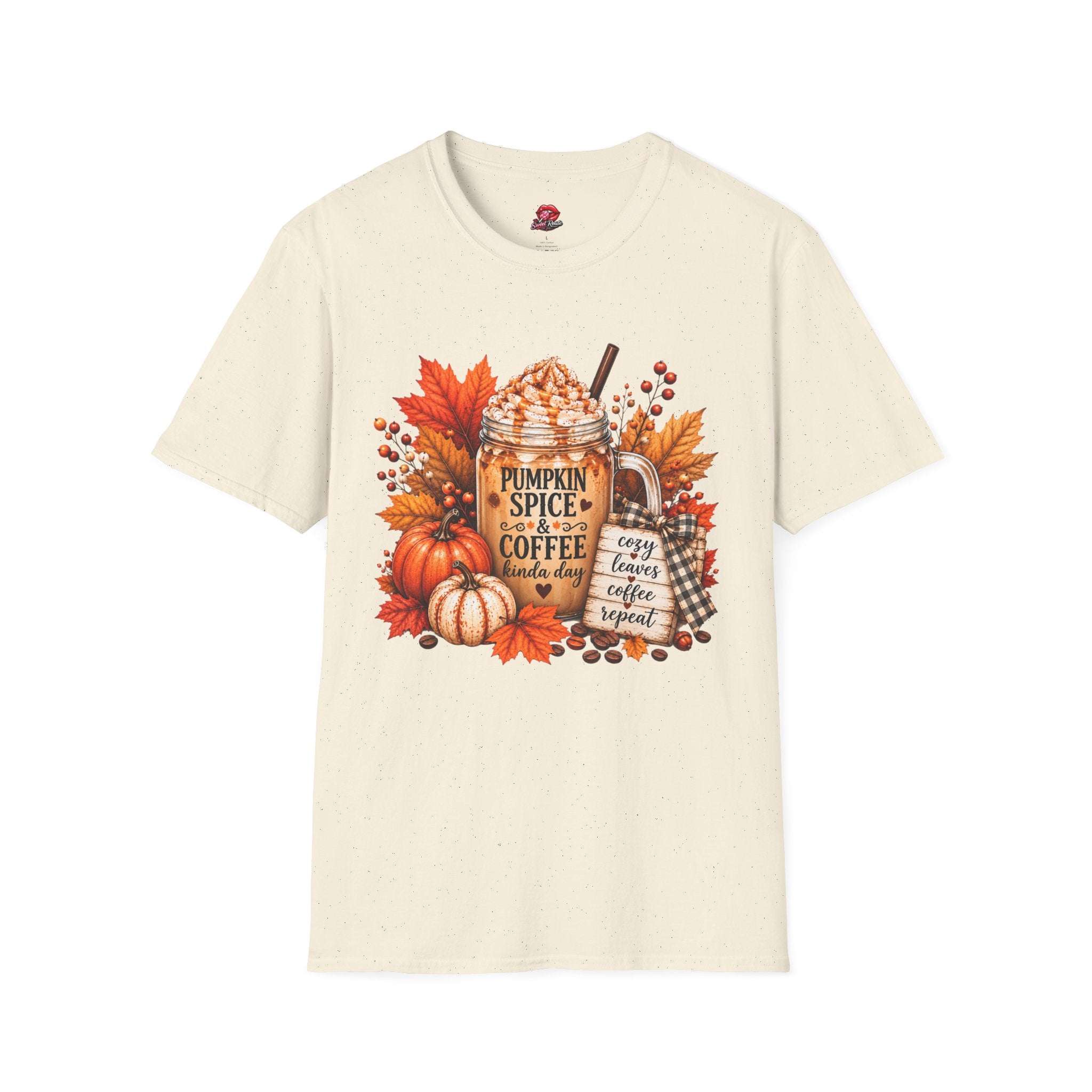 Autumn Leaves & Cozy Mug Tee