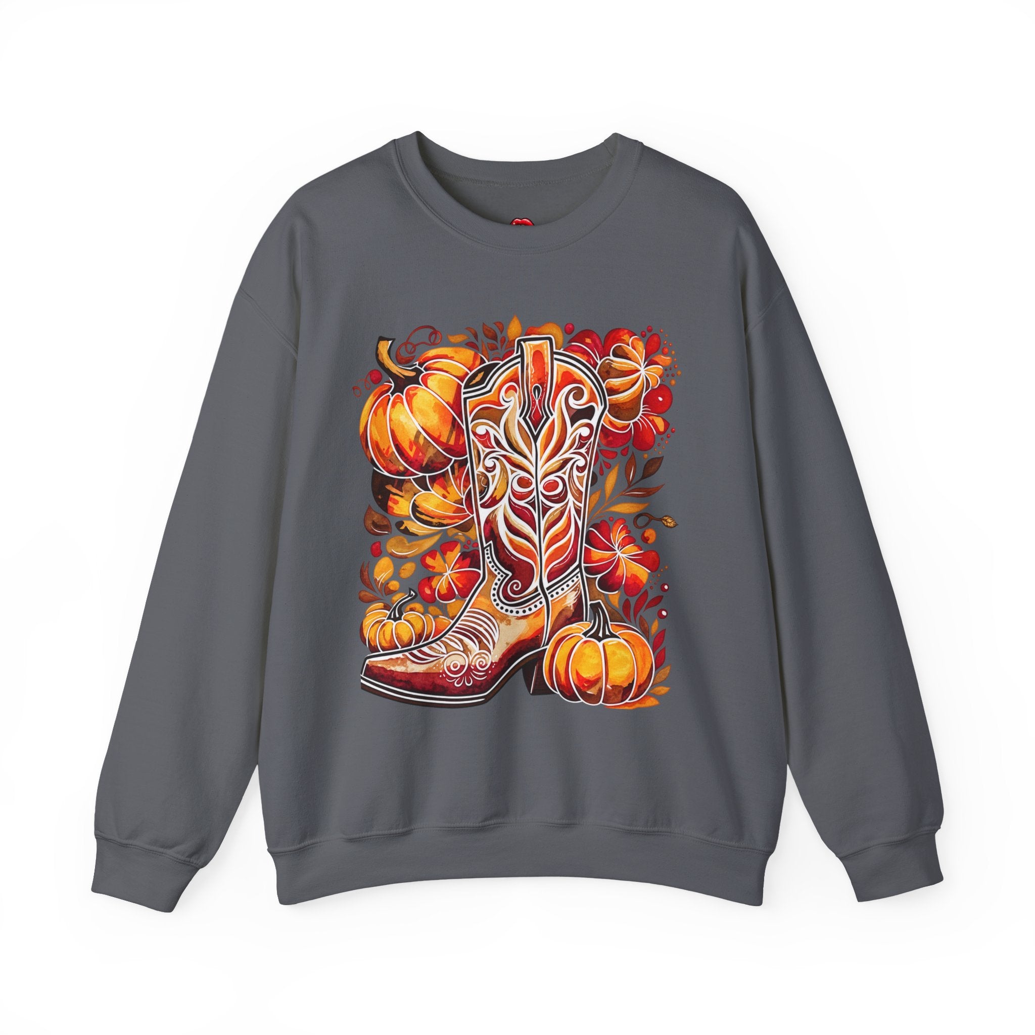Autumn Cowboy Boot Sweatshirt