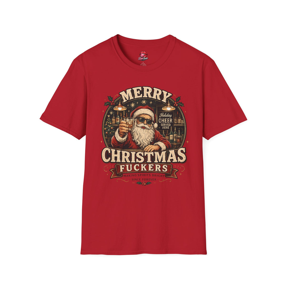 Merry Christmas Santa Illustration T-Shirt