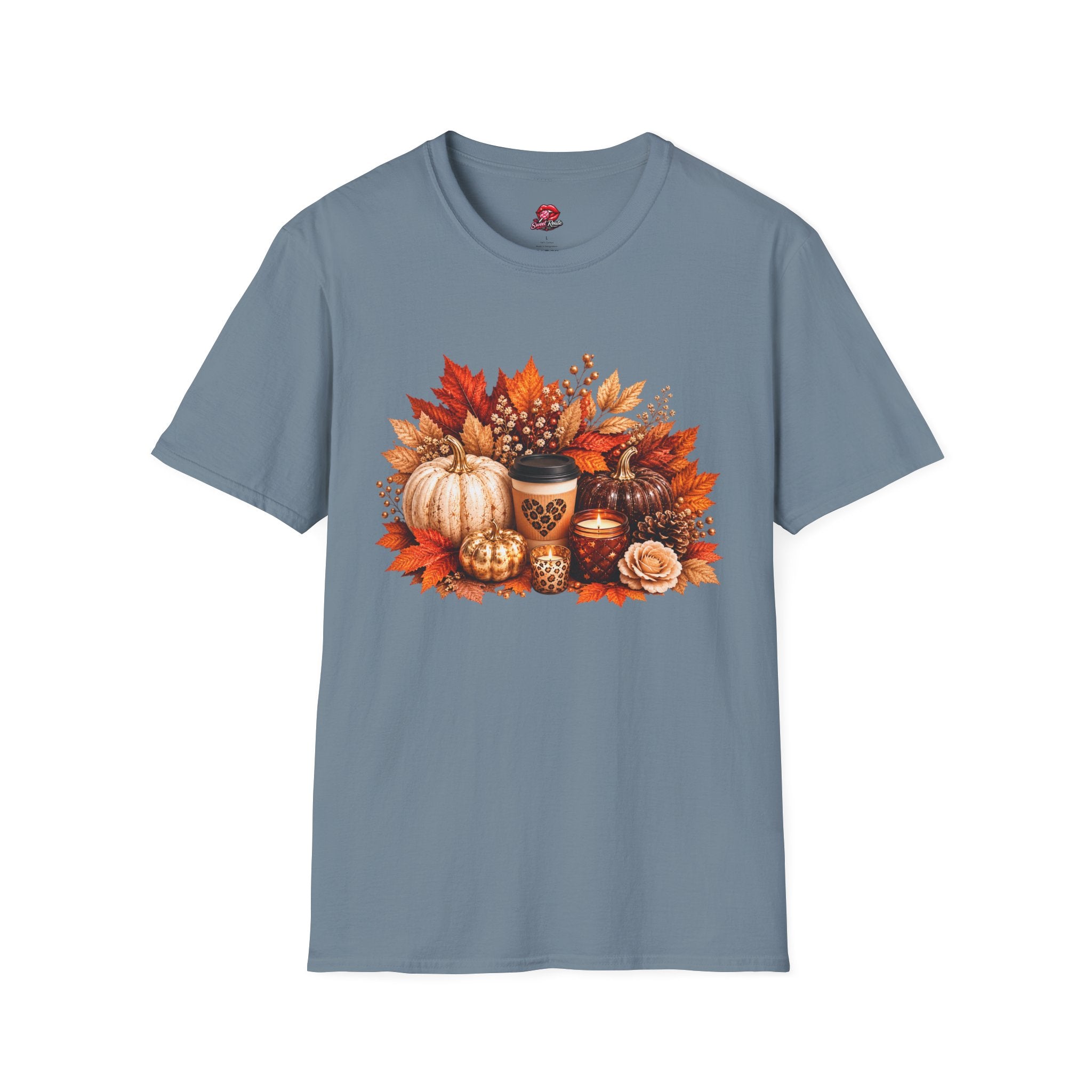 Autumn Pumpkin & Coffee T-Shirt