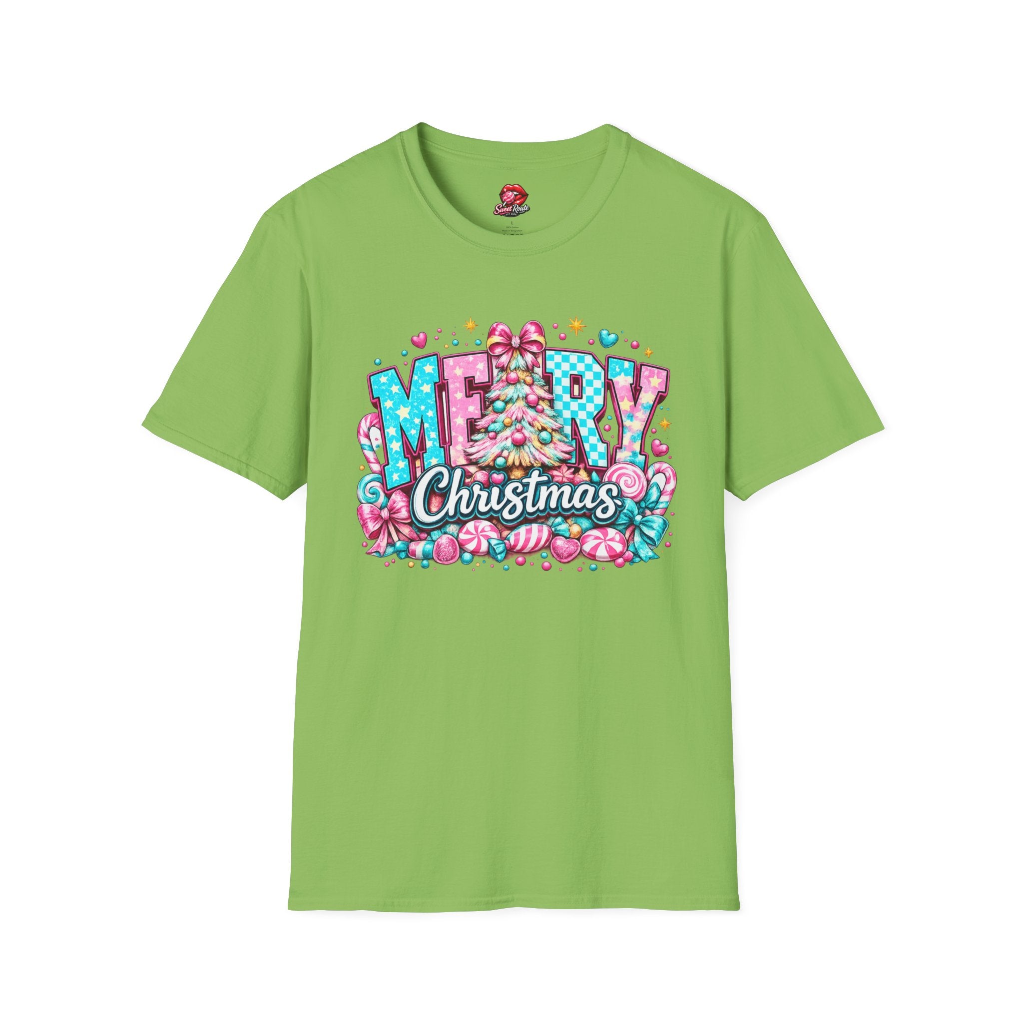 Merry Christmas candy tree T-Shirt