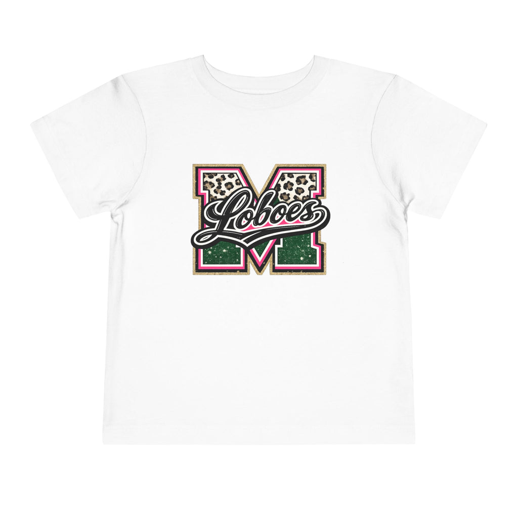 Loboes Leopard M Letter Toddler Tee