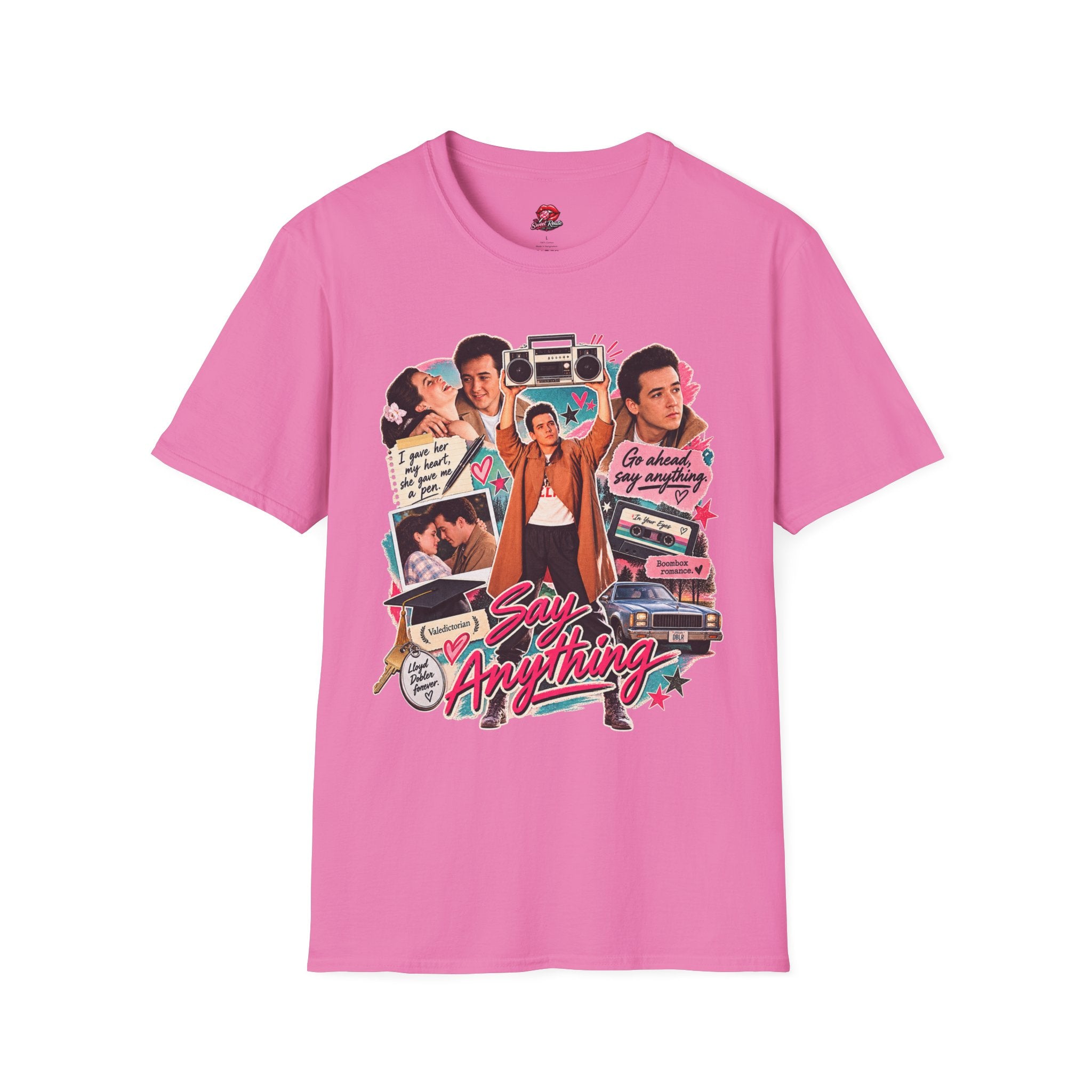 Retro 80s Teen Movie Collage Tee