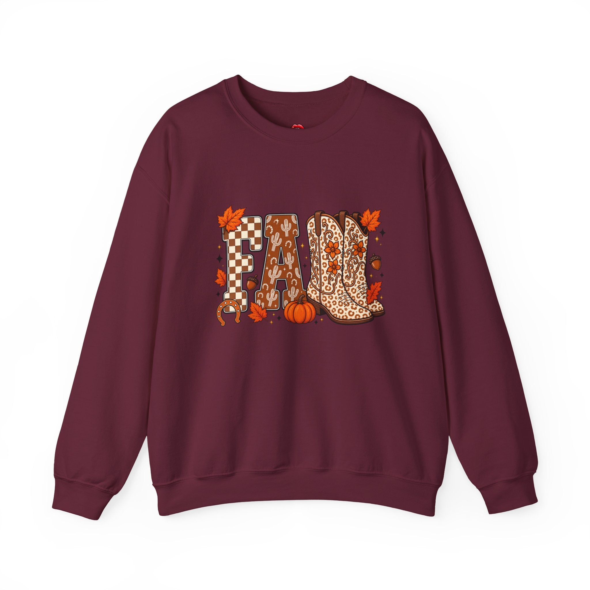 Fall Cowgirl Crewneck Sweatshirt