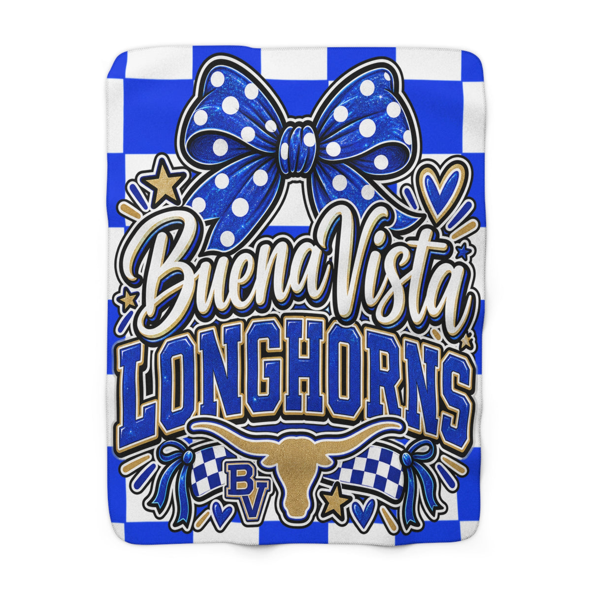 Buena Vista Longhorns Sherpa Blanket