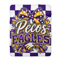 Pecos Eagles Sherpa Fleece Blanket