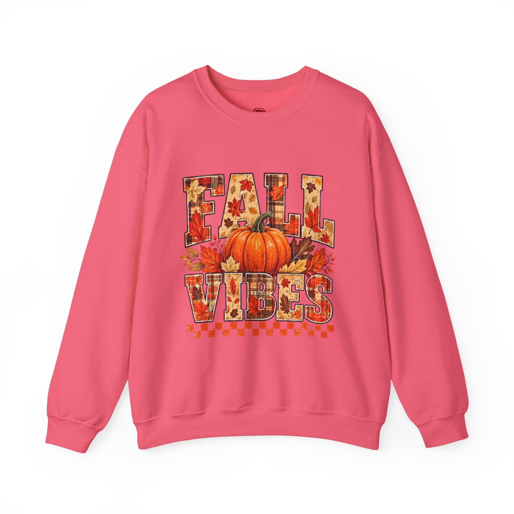Pumpkin & Leaves Fall Vibes Crewneck