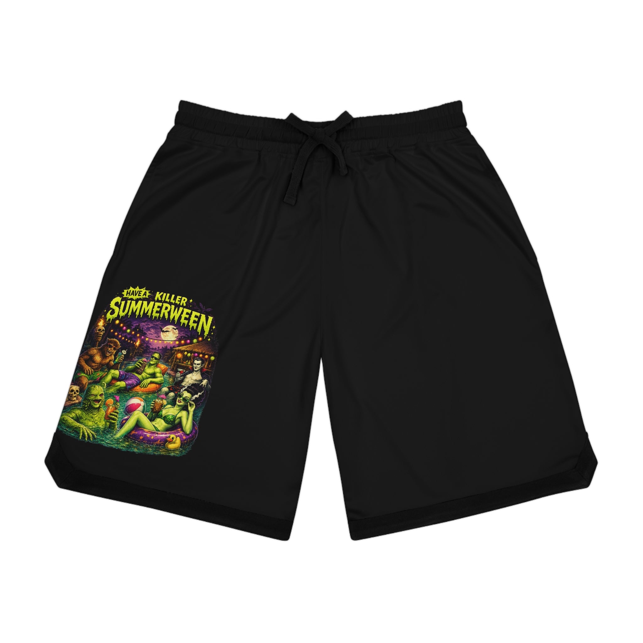 Killer Summerween Basketball Shorts