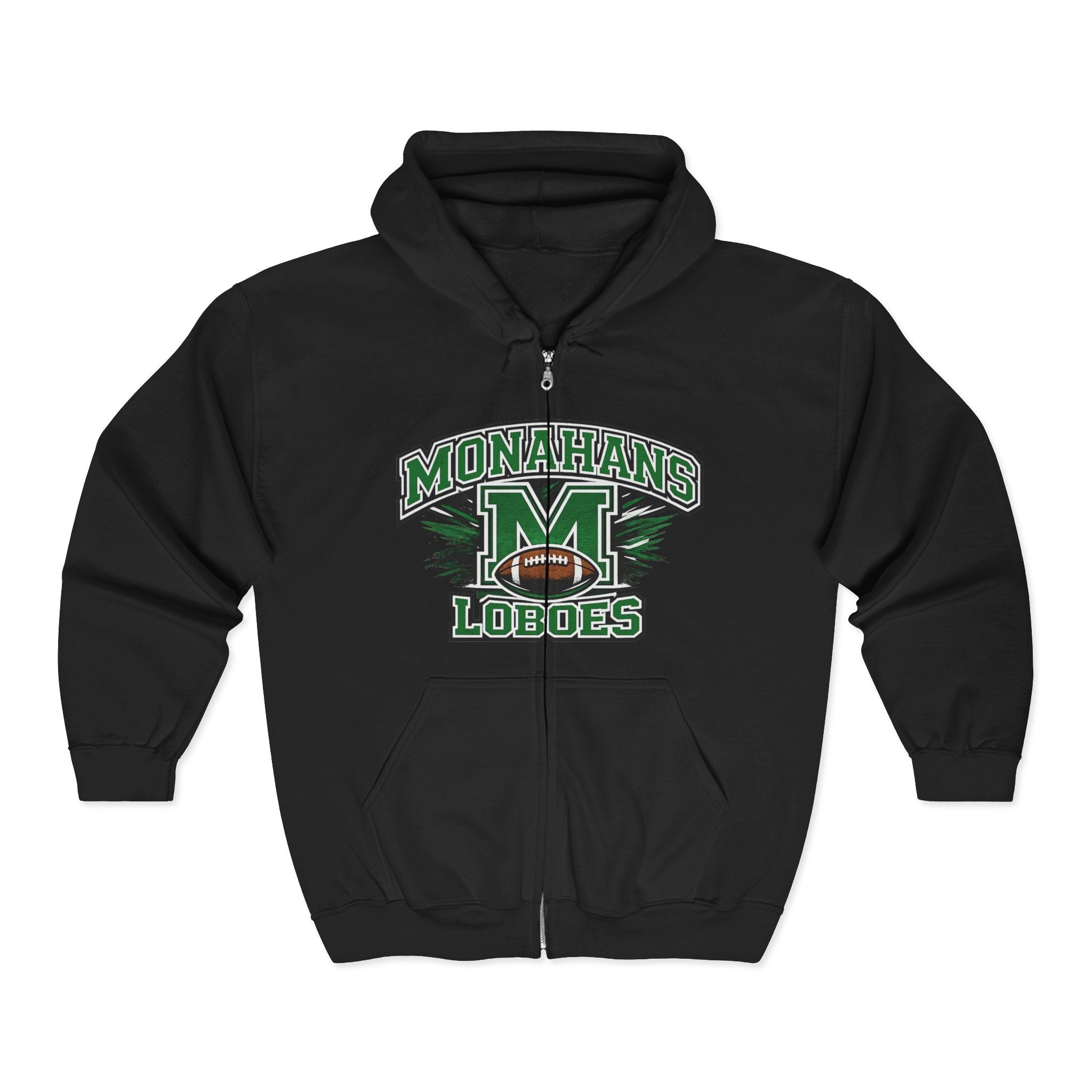 Monahans Loboes Full‑Zip Hoodie