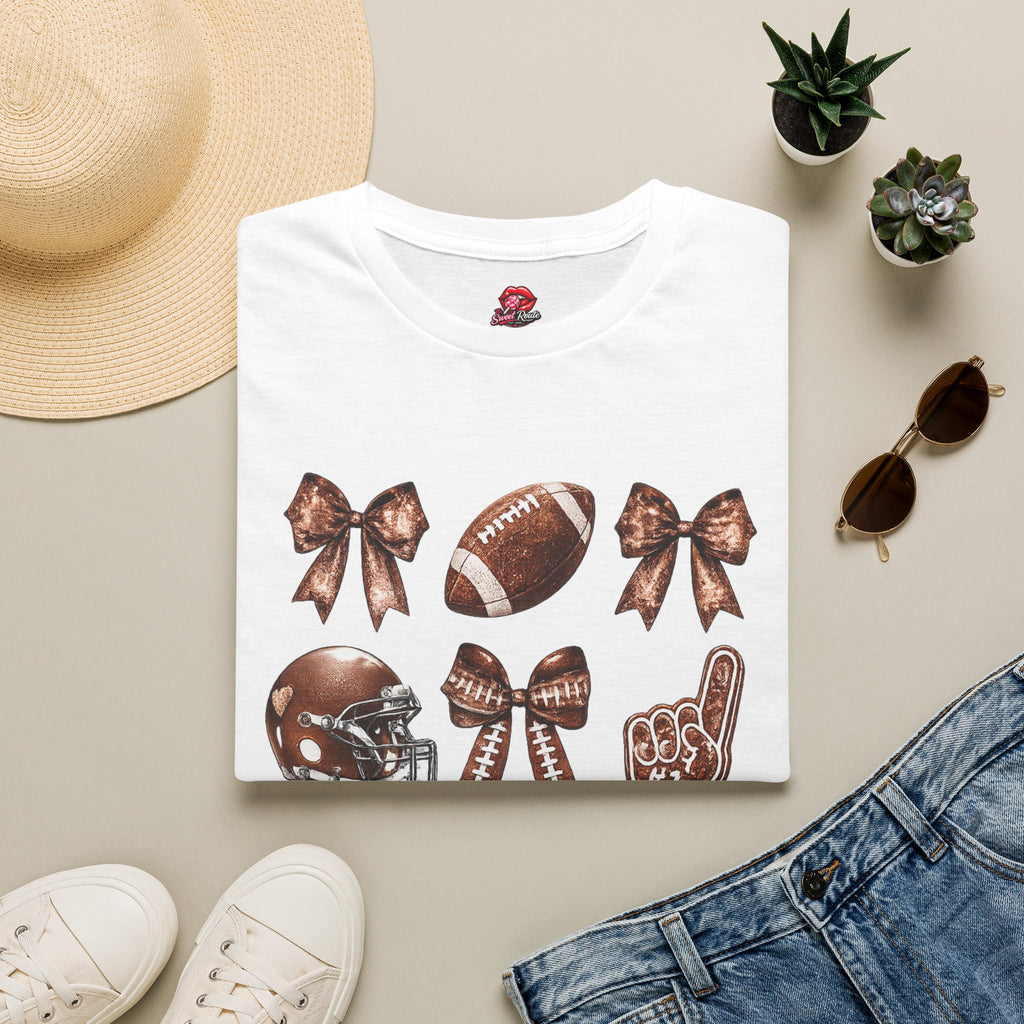 Football Mom Graphic T‑Shirt