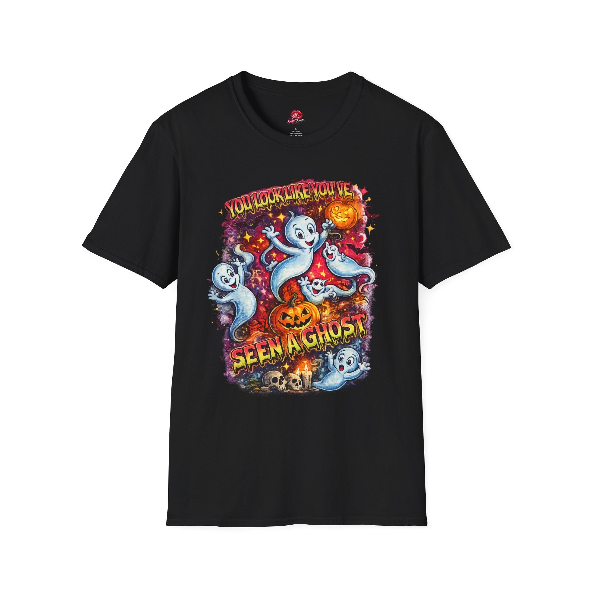 You Look Like You’ve Seen a Ghost Shirt | Funny Ghost Halloween T-Shirt | Retro Vintage Spooky Graphic Tee | Cute Halloween Fall Shirt
