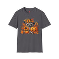 Sunflower & Autumn Leaves Raccoon Tee