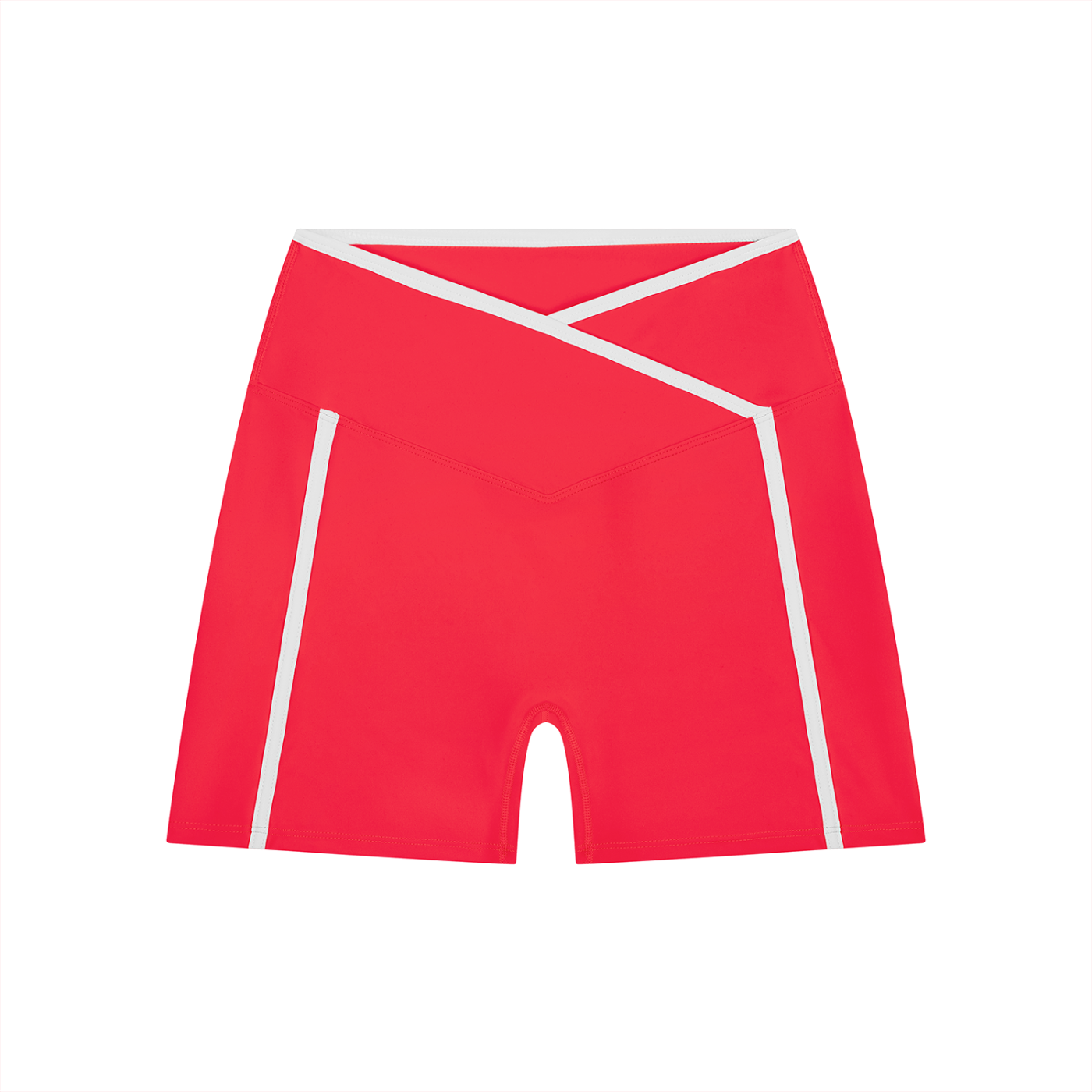 Sweet Route Women’s High Rise Color Block Yoga Shorts