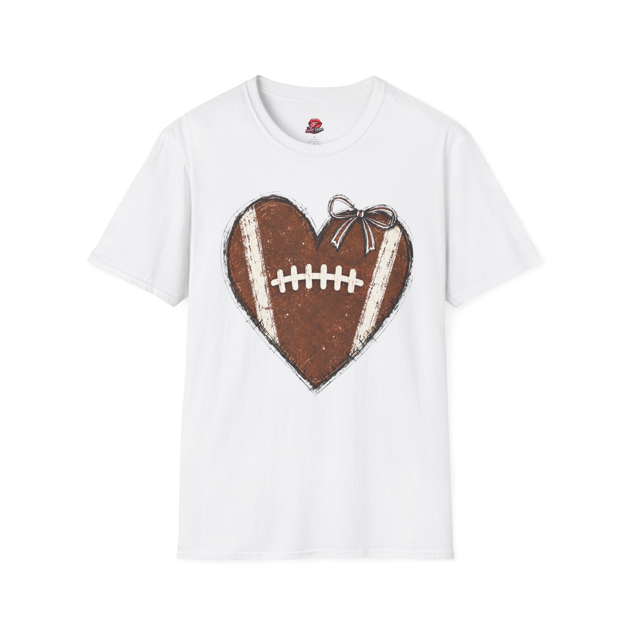 Heart-Shaped Football T-Shirt