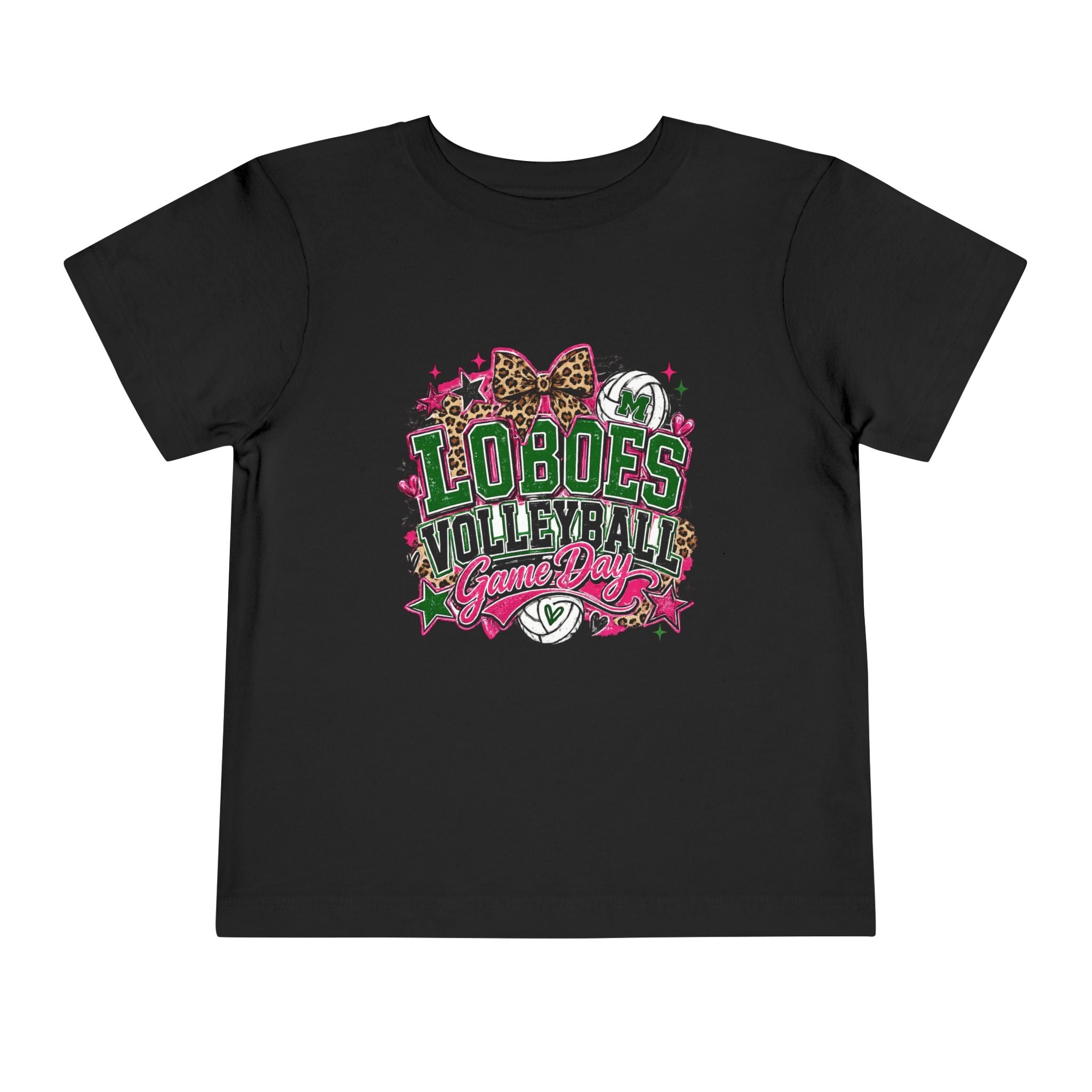 Toddler Loboes Volleyball Game Day Tee