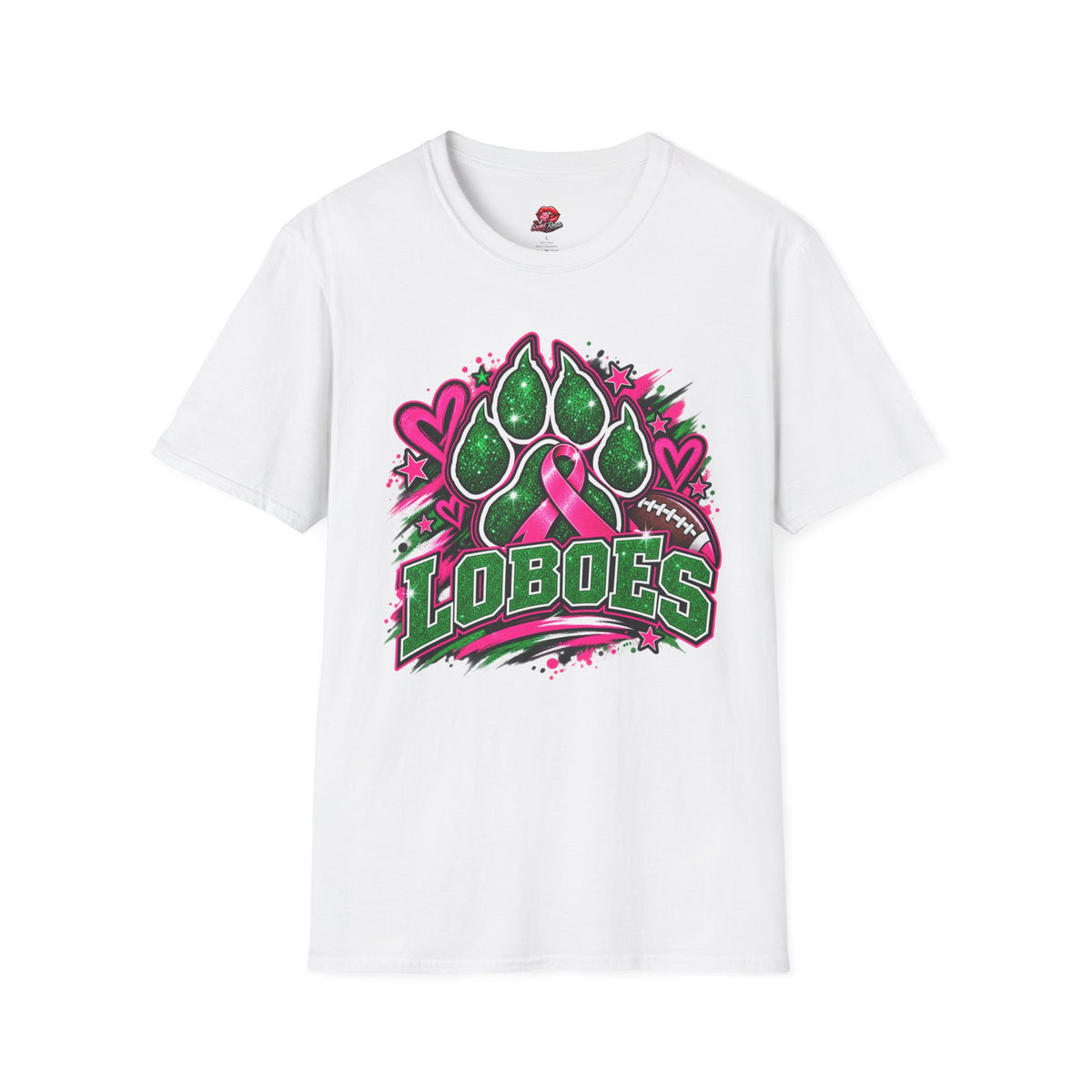 Lobos Pink Ribbon Paw T-Shirt