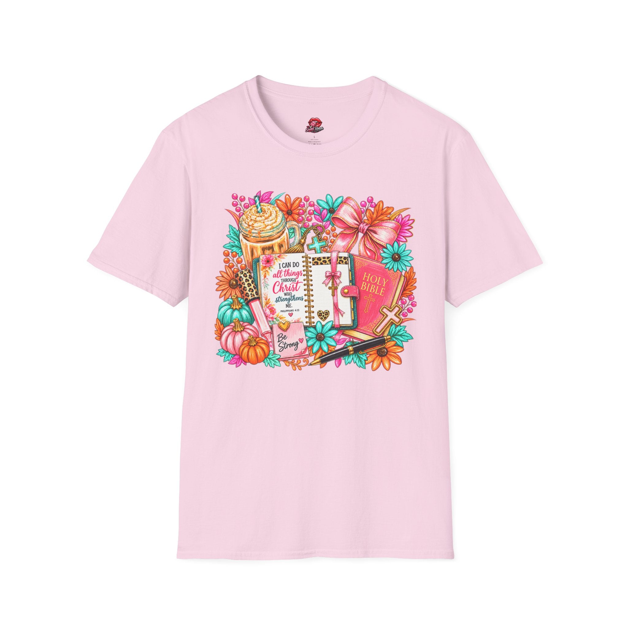 Floral Bible & Devotional Design Tee