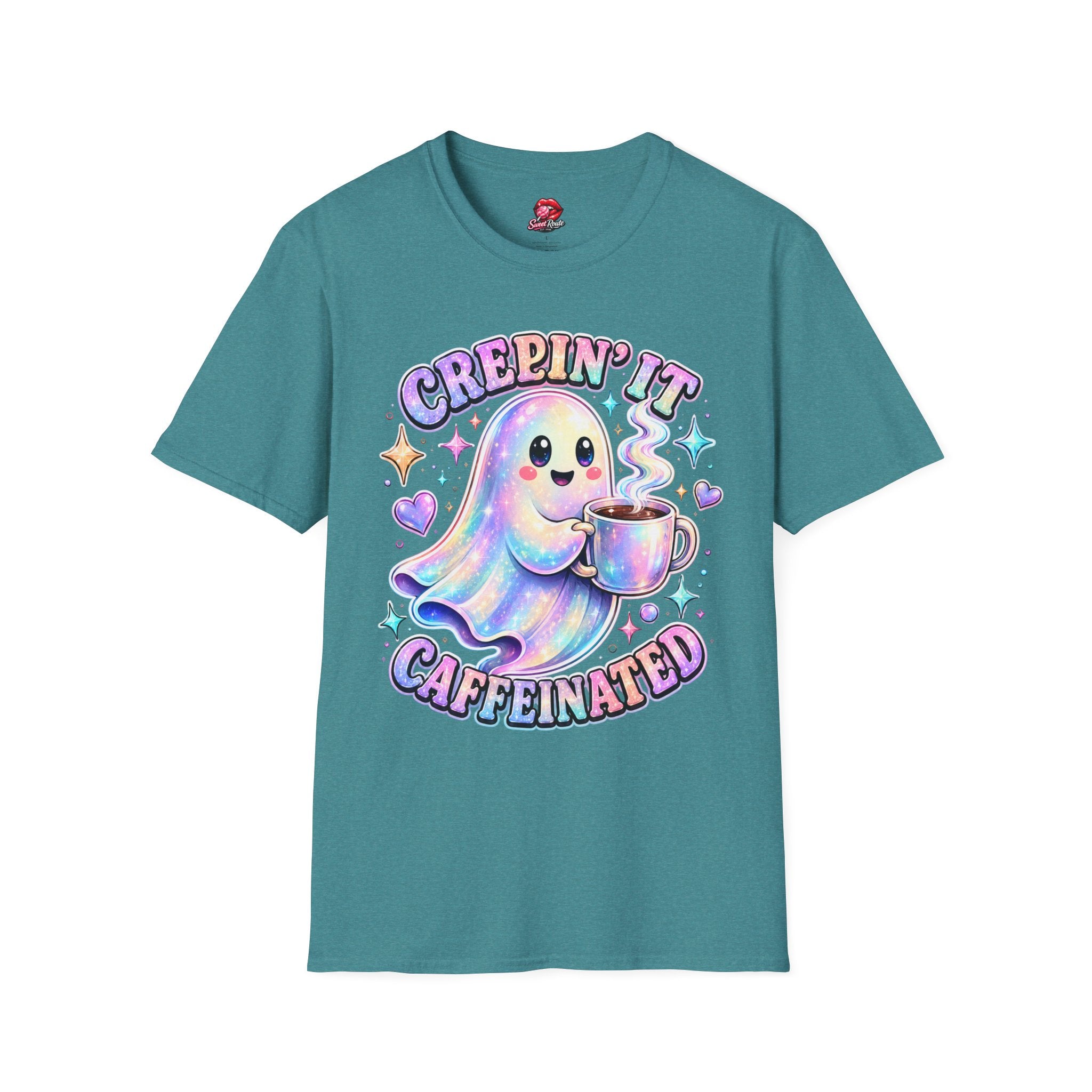 Creepin' It ghost sipping coffee T-Shirt