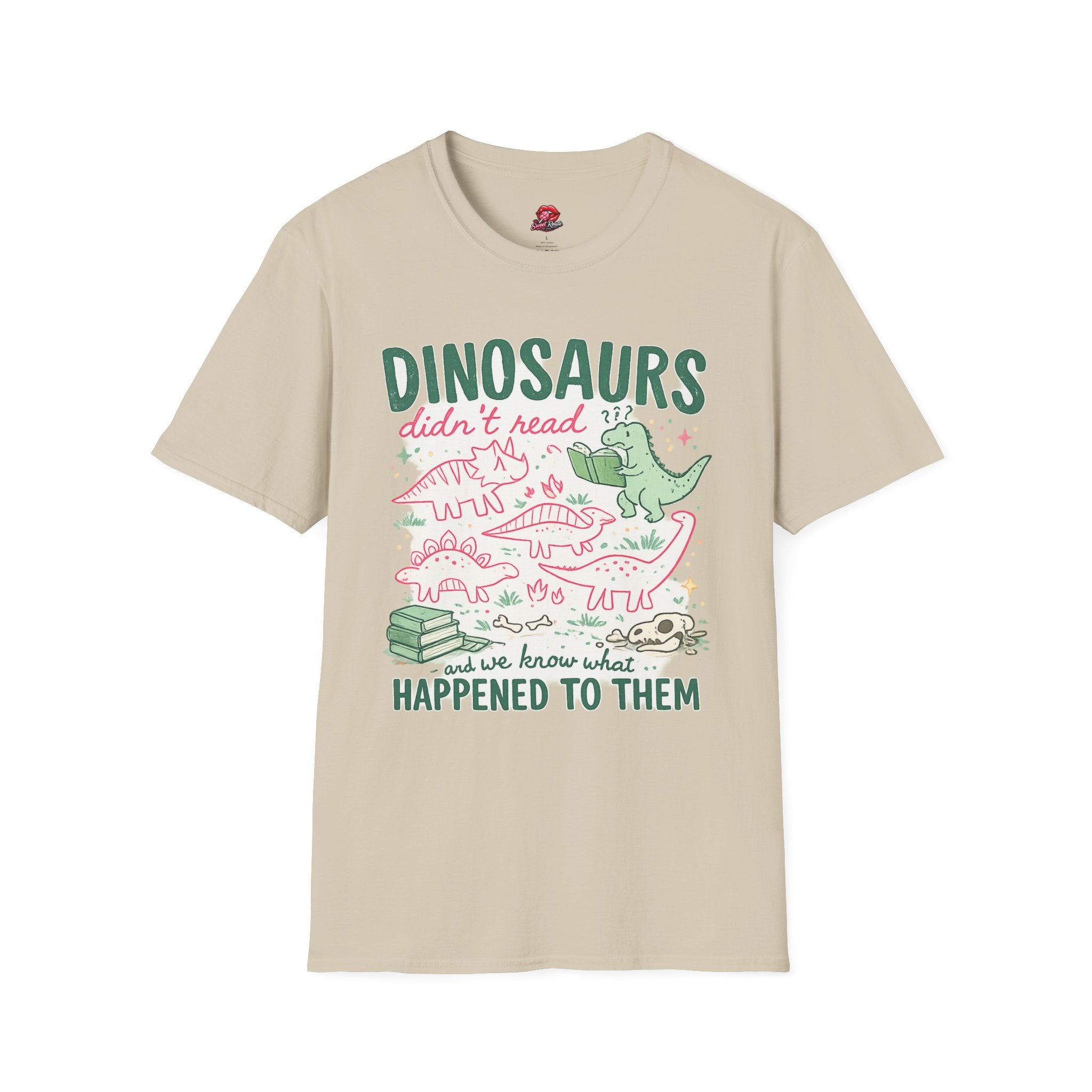 Dinosaurs Didn't Read Tee