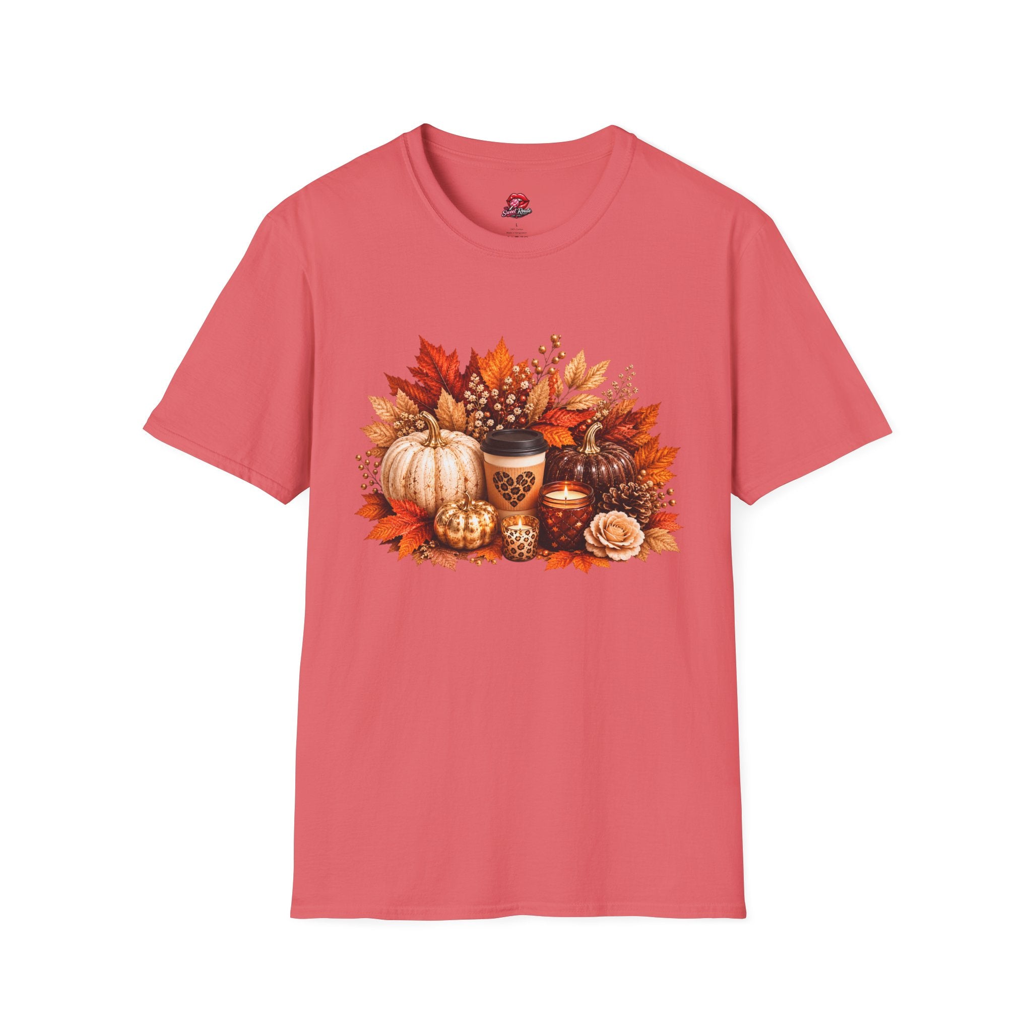 Autumn Pumpkin & Coffee T-Shirt