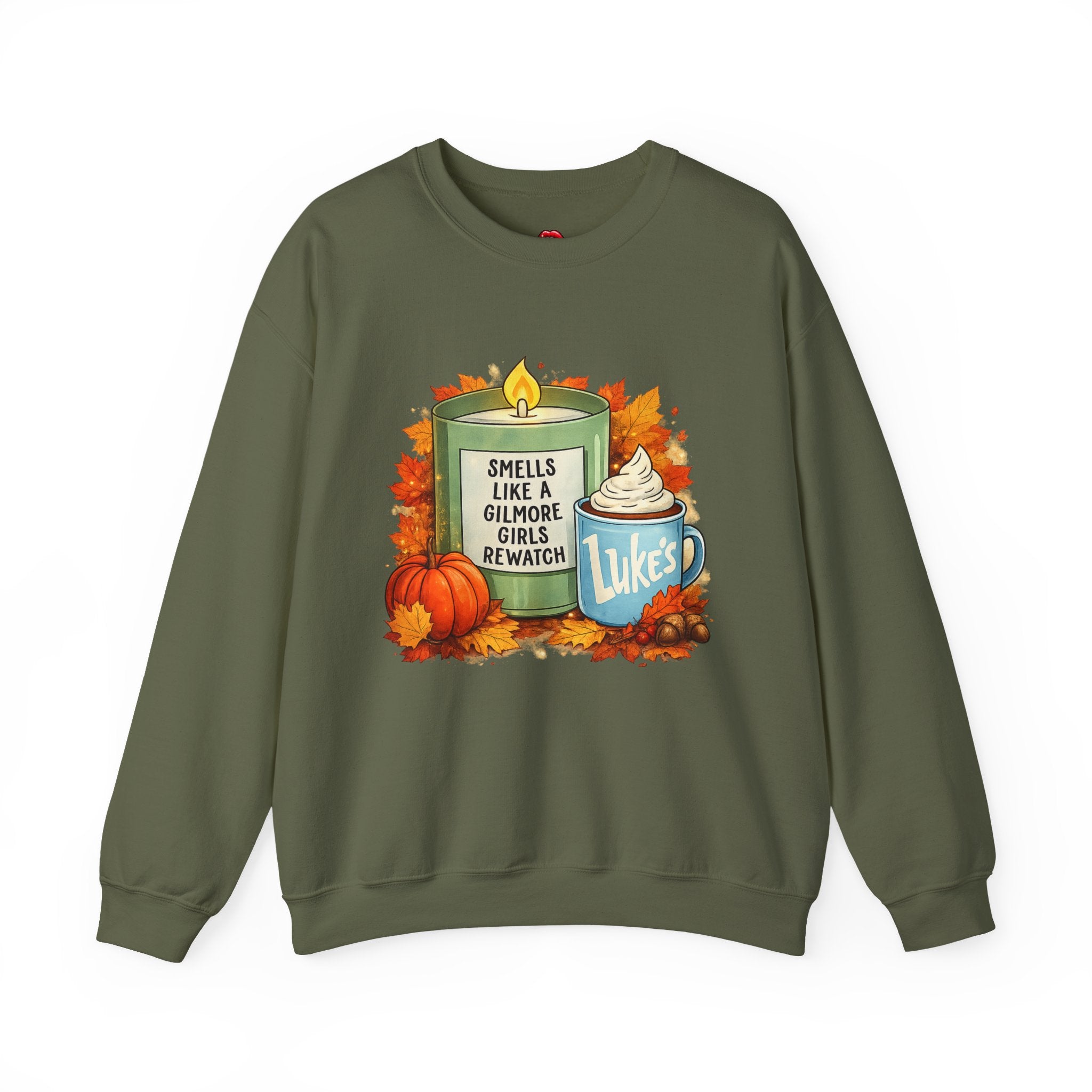 Smells Like  Fall Candle & Luke's Coffee Sweatshirt