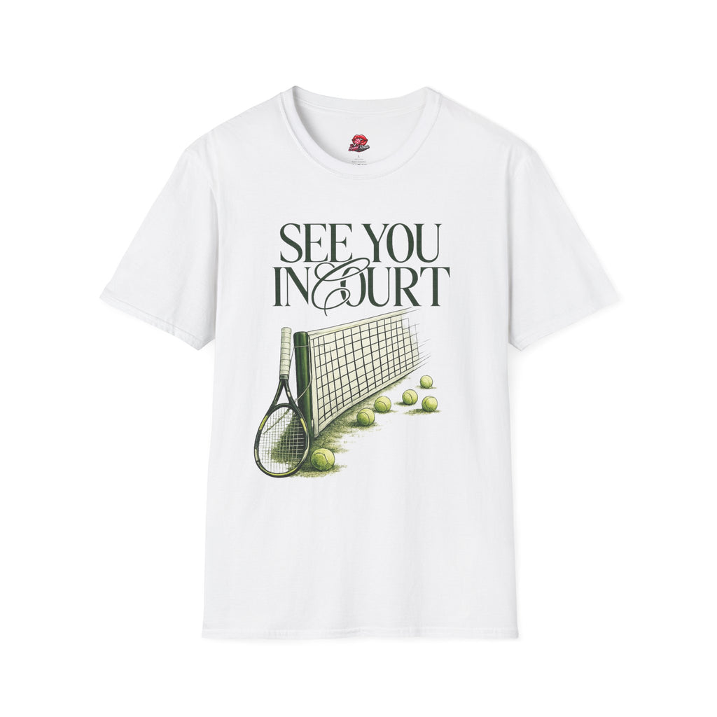 Tennis See You In Court Graphic T‑Shirt