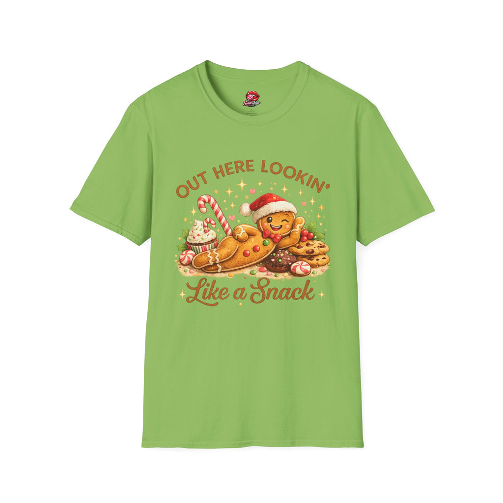 Gingerbread Cookie Santa Hat T-Shirt