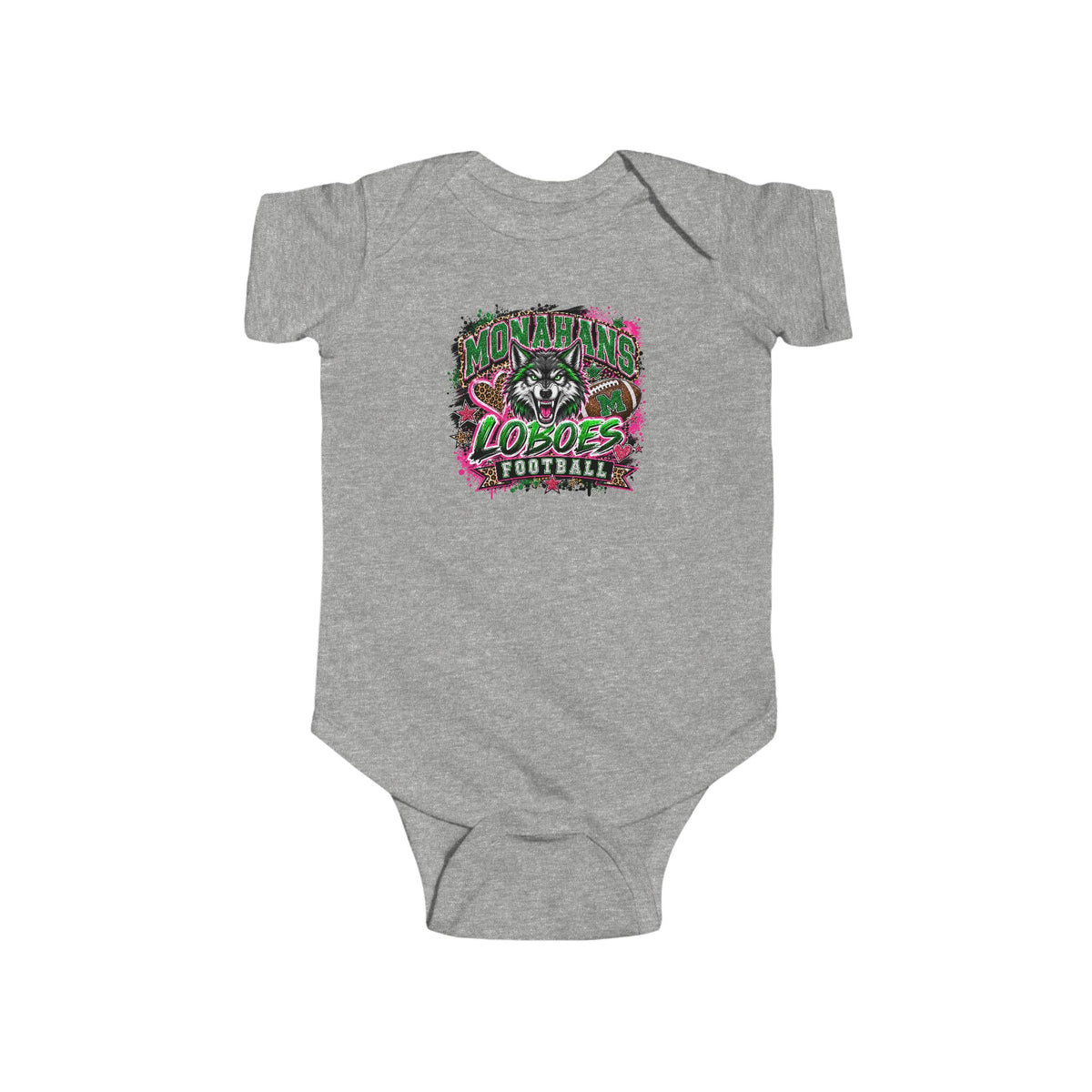 Loboes Football Baby Bodysuit