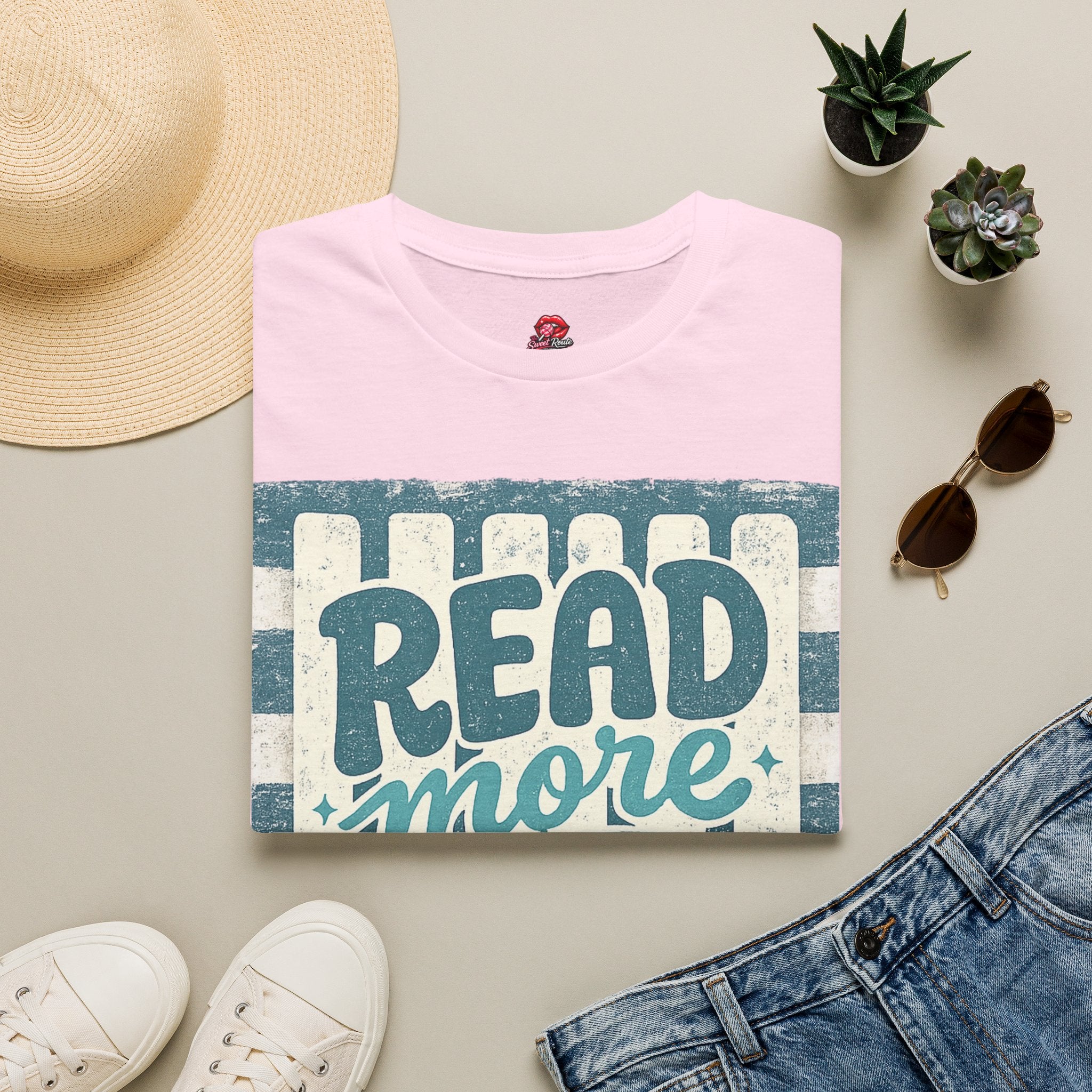 Read More Books Vintage T-Shirt | Retro Book Lover Tee | Librarian Gift | Teacher Reading Shirt | Literary Graphic Tee