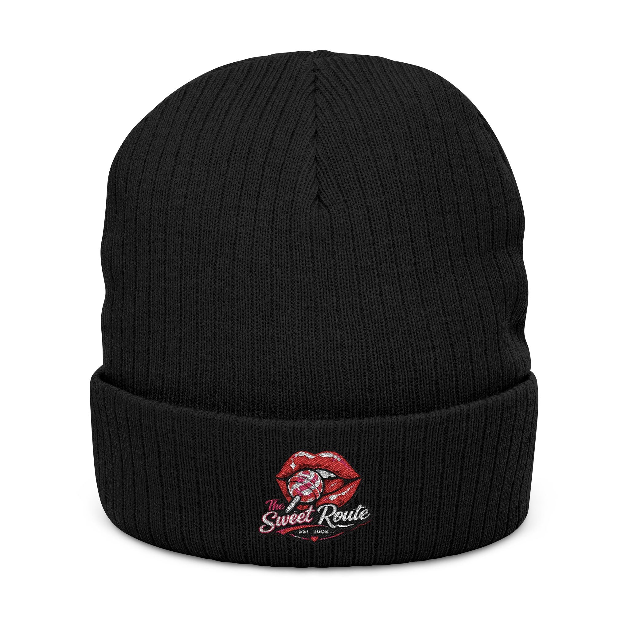 Sweet Route Embroidered Beanie
